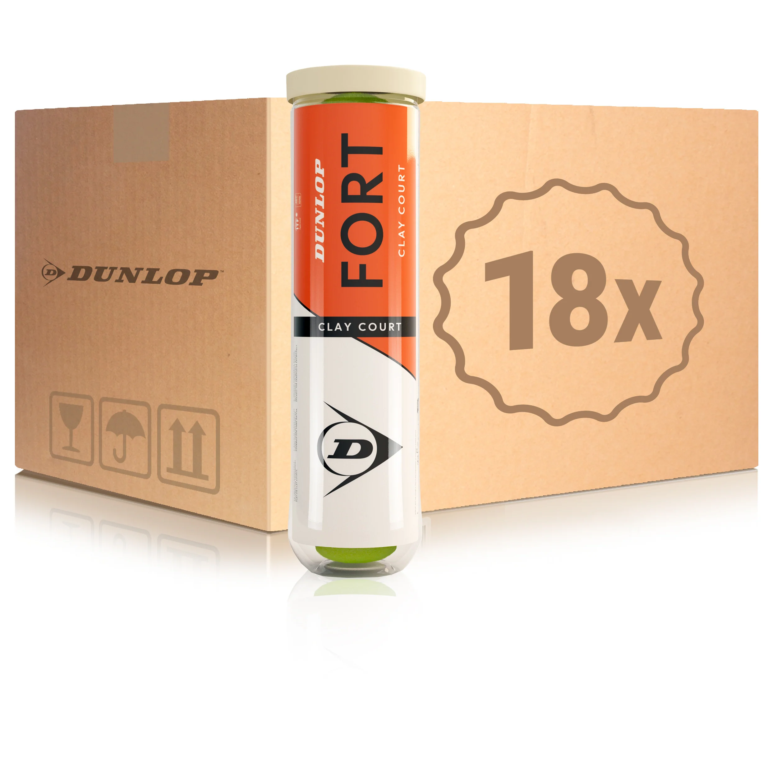18x puszka 4 szt. Fort Clay Court