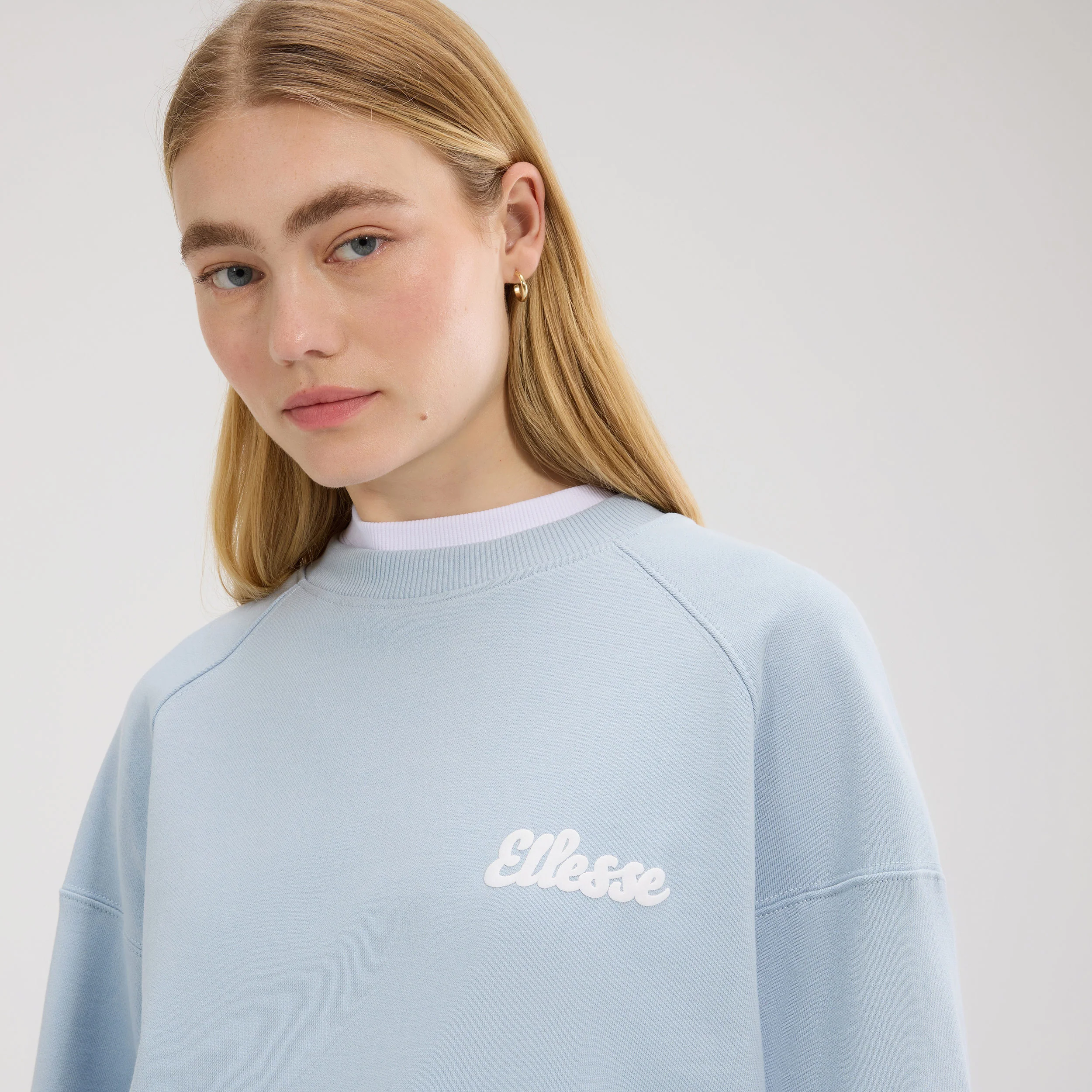 Lo Sbuffo Bluza Kobiety-Jasnoniebieski,Biały - Image 3