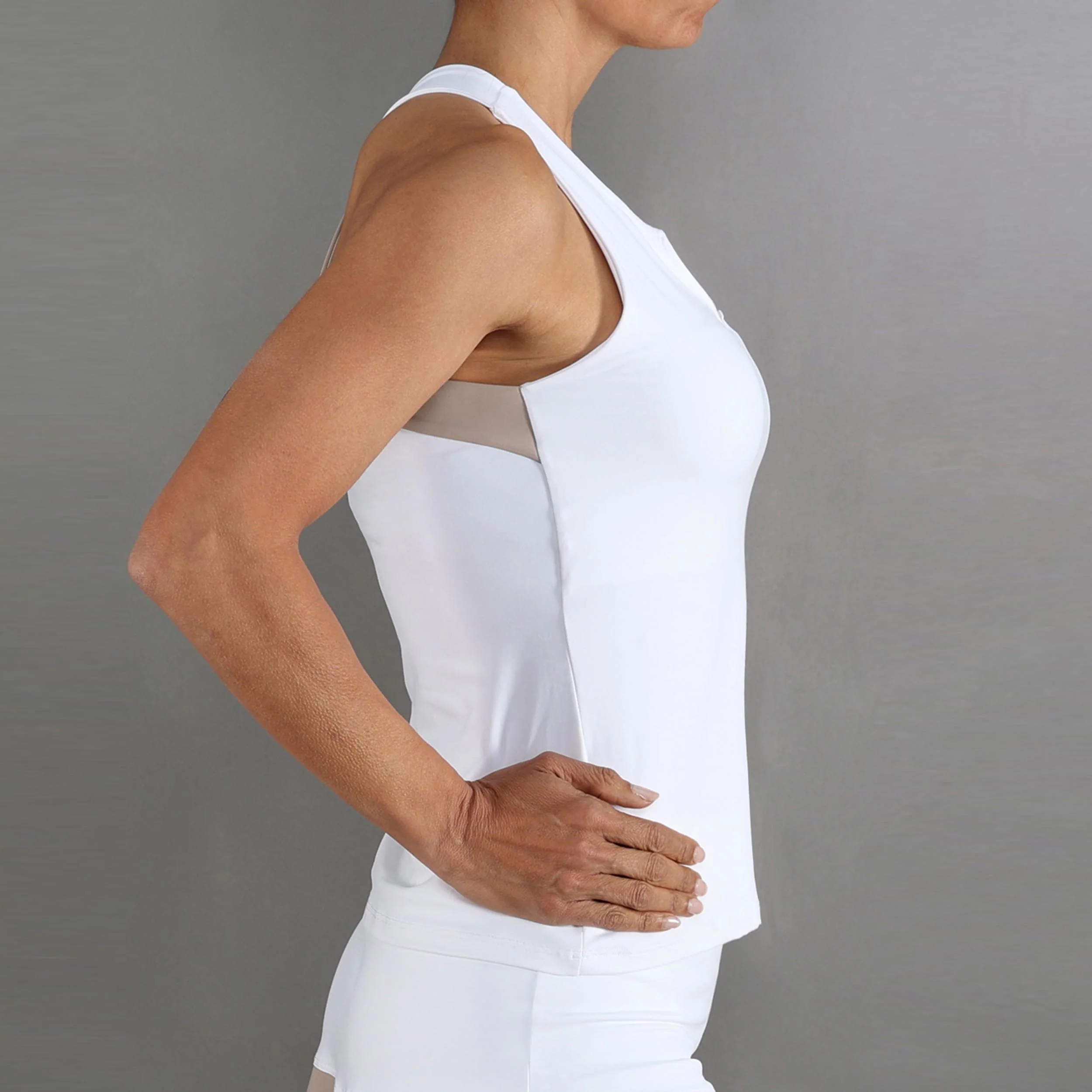 Bliss Tank top Kobiety-biały, beż - Image 3