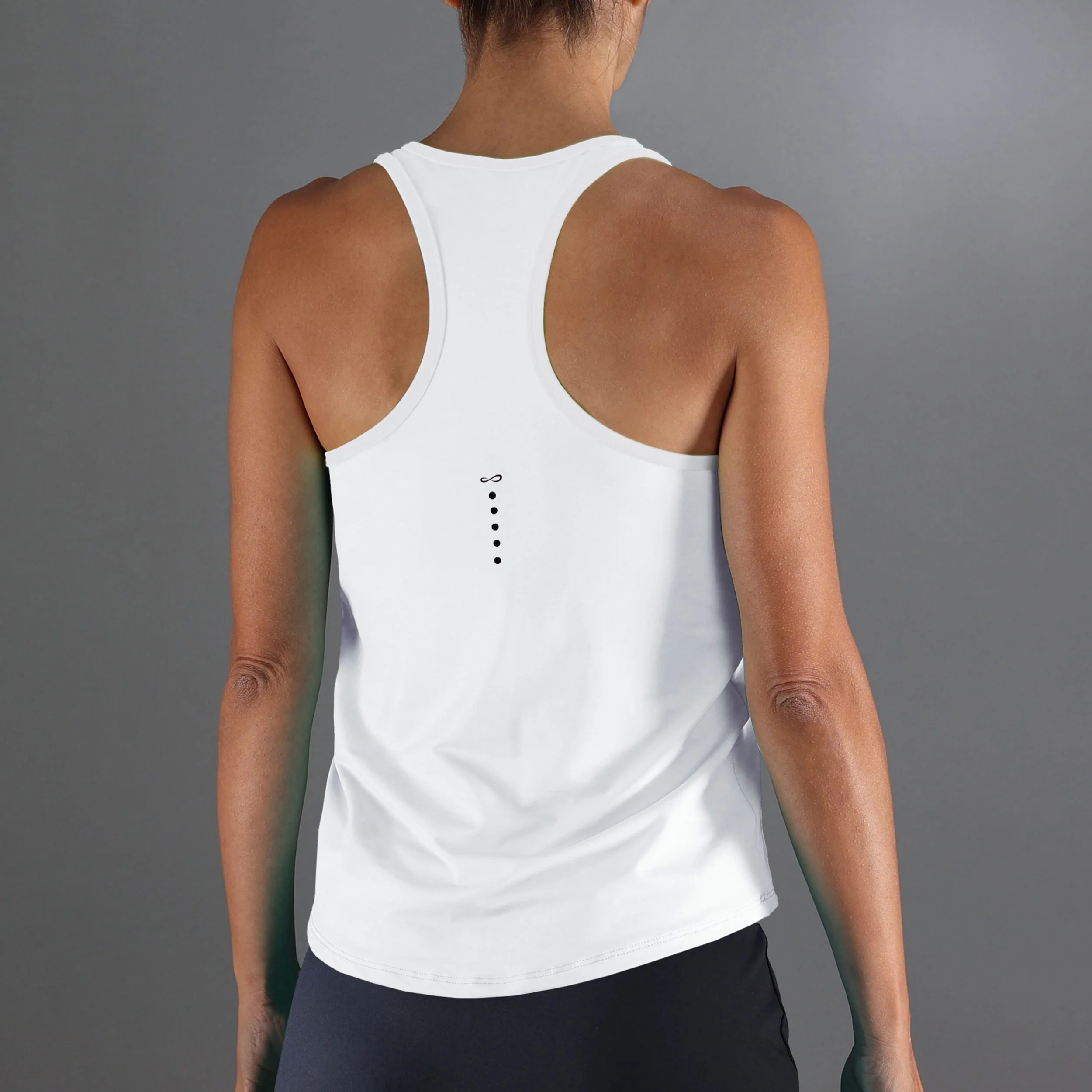 Cercle Tank Top Kobiety-Biały - Image 2