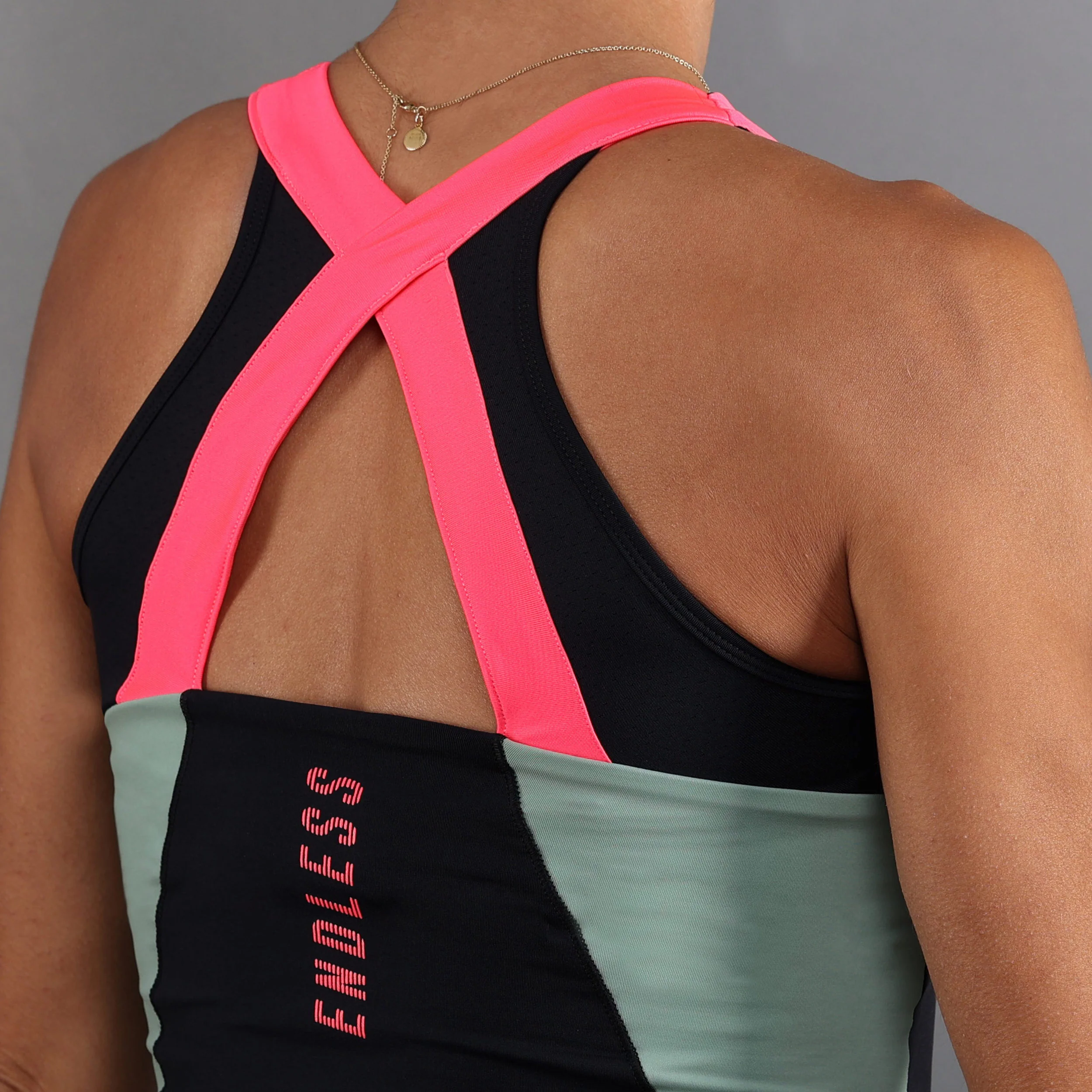 Grace Tank Top Kobiety-Czarny,Zieleń - Image 4