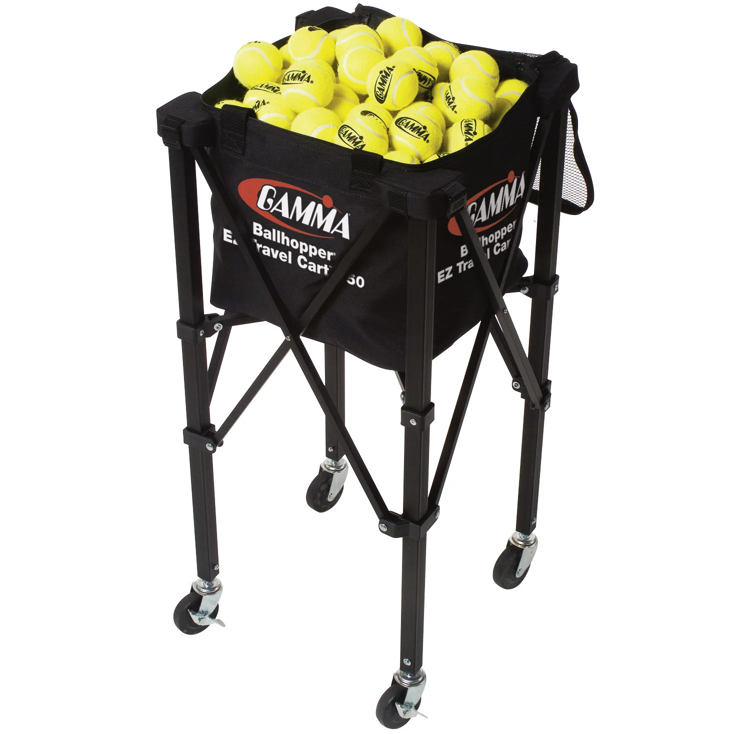 EZ Travel Cart 150 Wózek Na Piłki Z ROLKAMI-Czarny