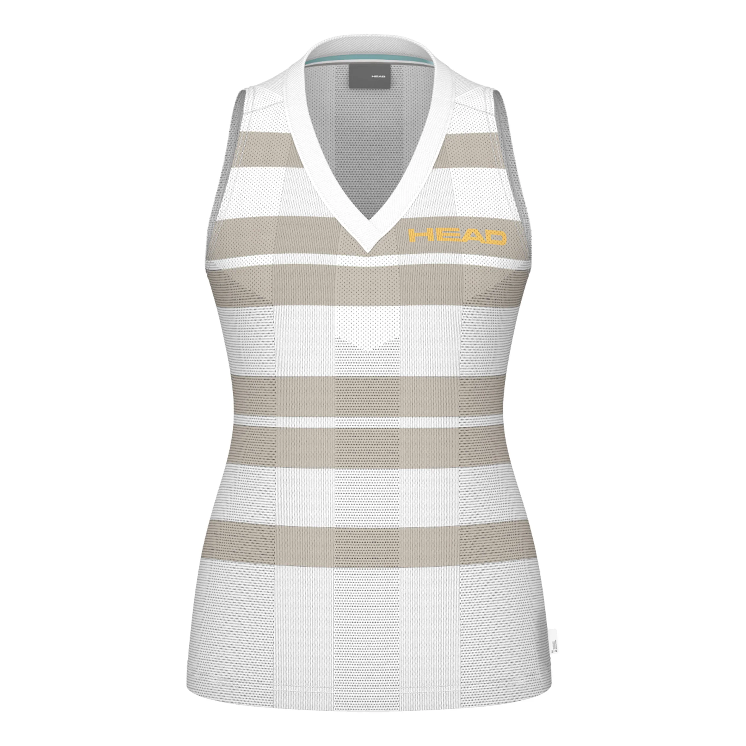 Performance Tank Top Kobiety-Biały,Beż