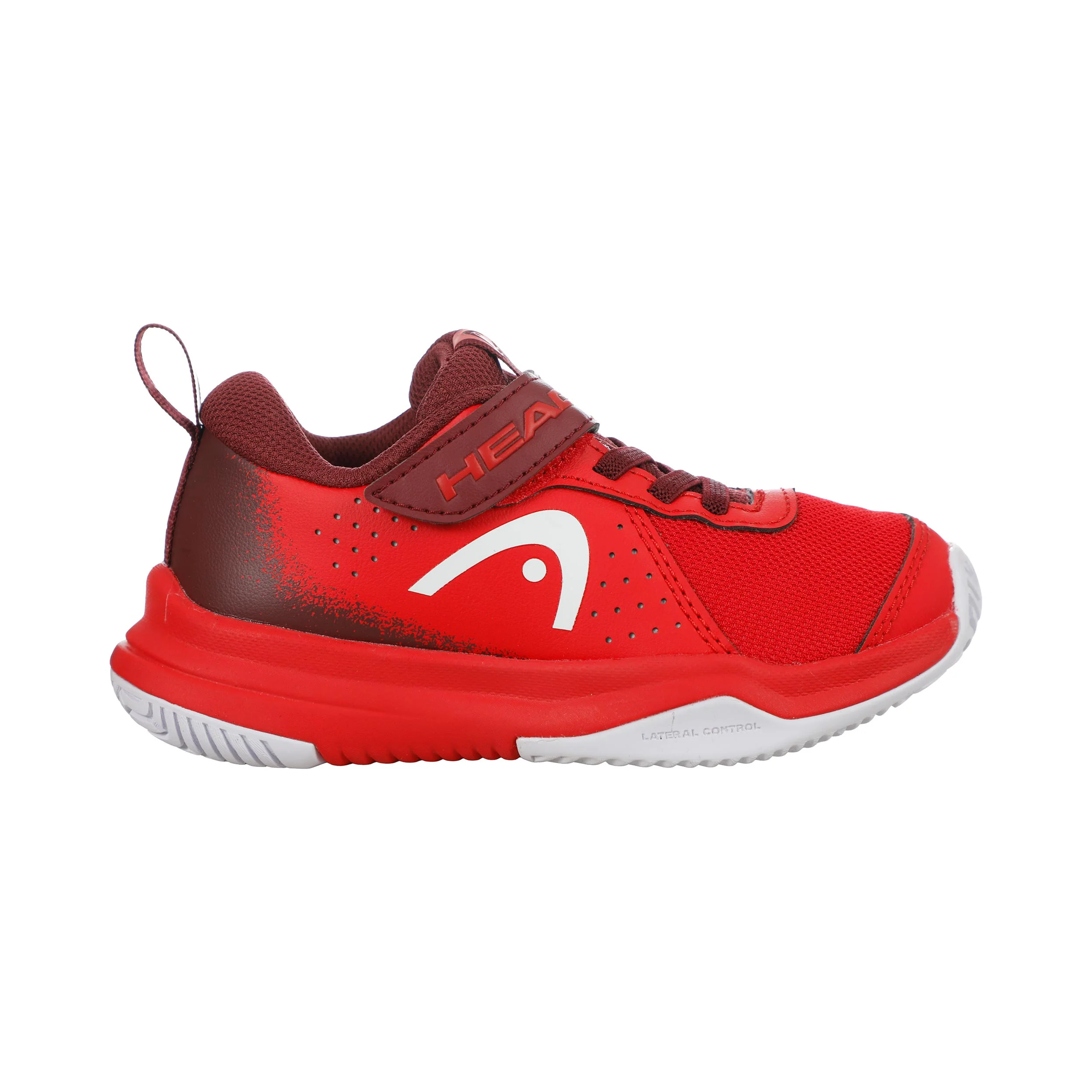 Sprint Velcro 4.0 buty do tenisa allcourt Dzieci-czerwony, ciemnoczerwony