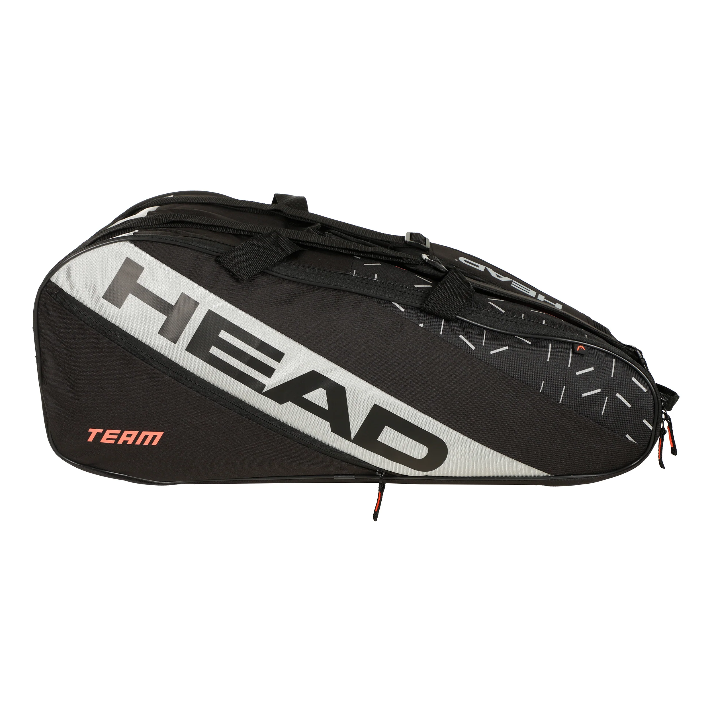Team Racquet Bag L Torba Na Rakiete-Czarny,Szary - Image 3