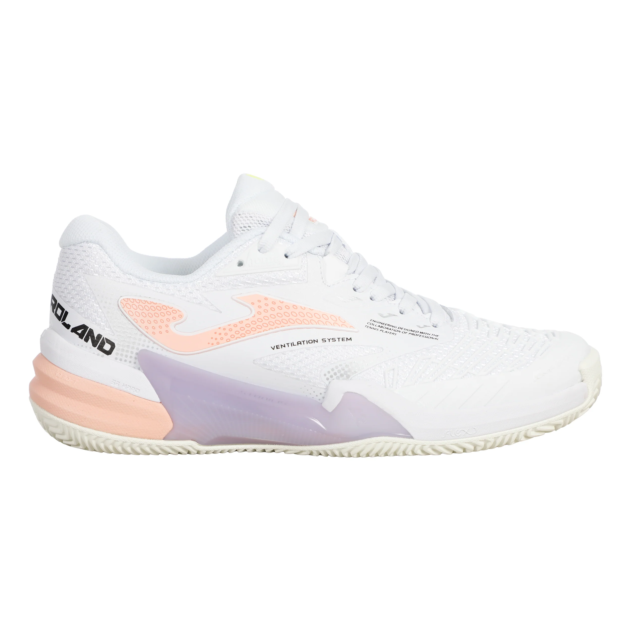 Roland Lady buty do tenisa ziemnego Kobiety-biały