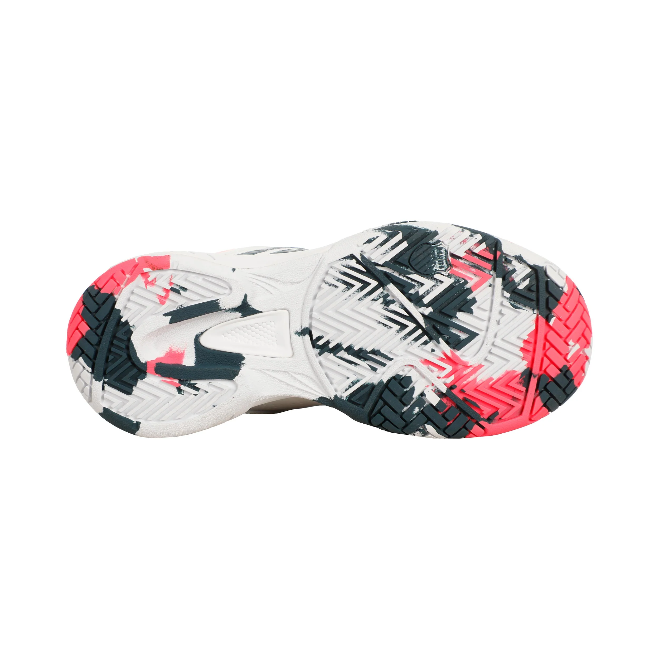 Court Express 2 Strap Buty Do Tenisa Allcourt Dzieci-Biały,Petrol - Image 4