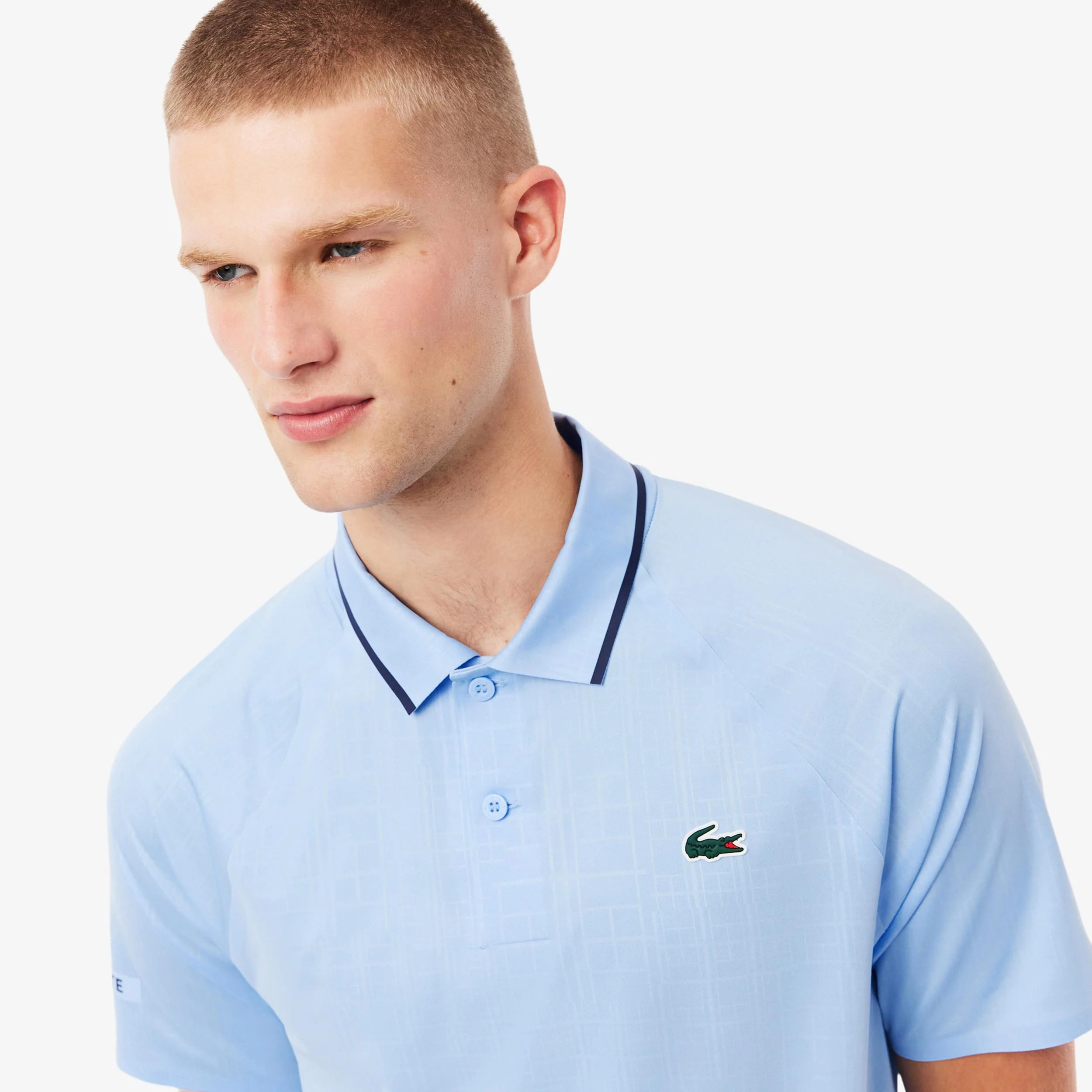 Novak Djokovic Polo Mężczyźni-Jasnoniebieski - Image 3