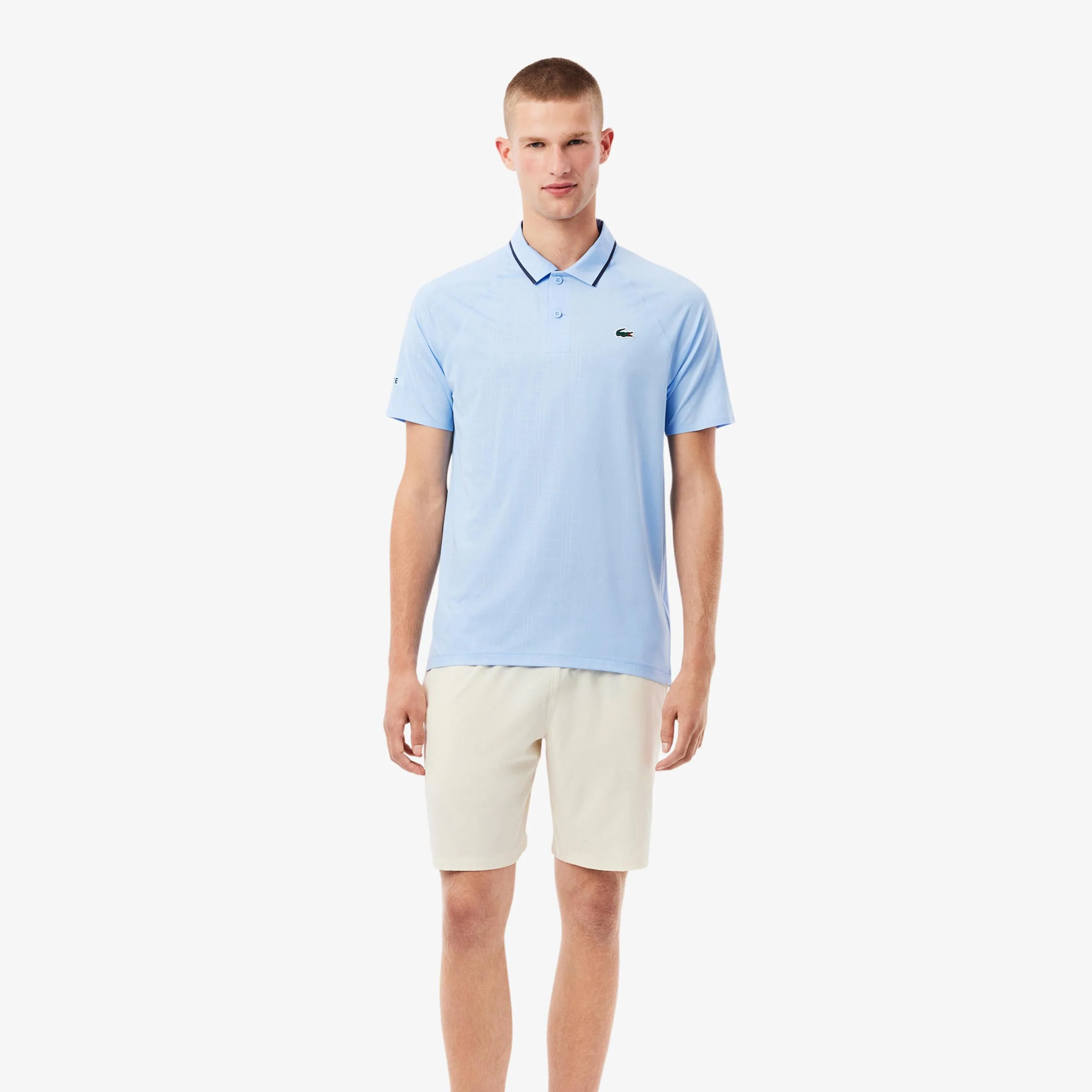Novak Djokovic Polo Mężczyźni-Jasnoniebieski - Image 4