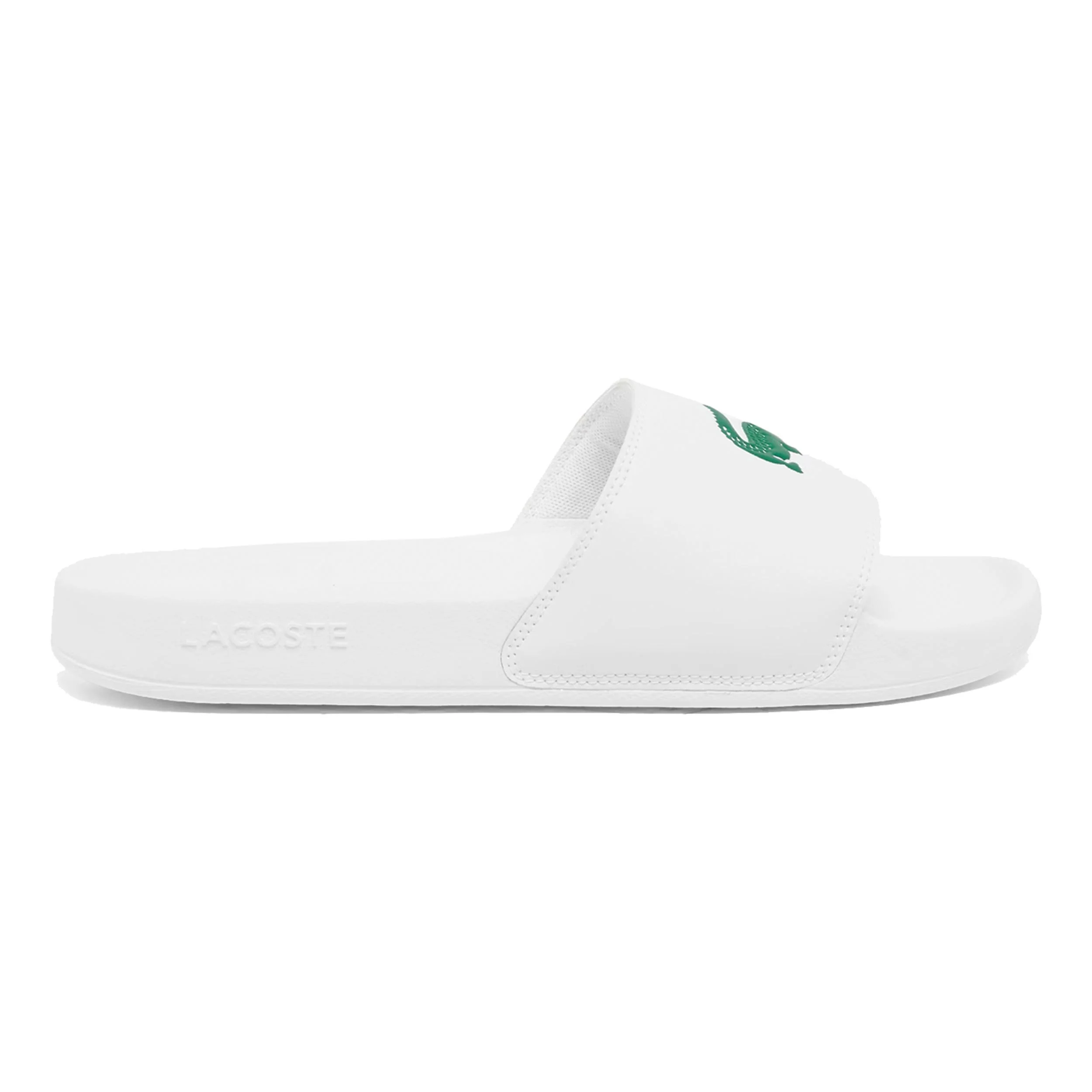 Serve Slide Klapki kąpielowe - biały, zieleń