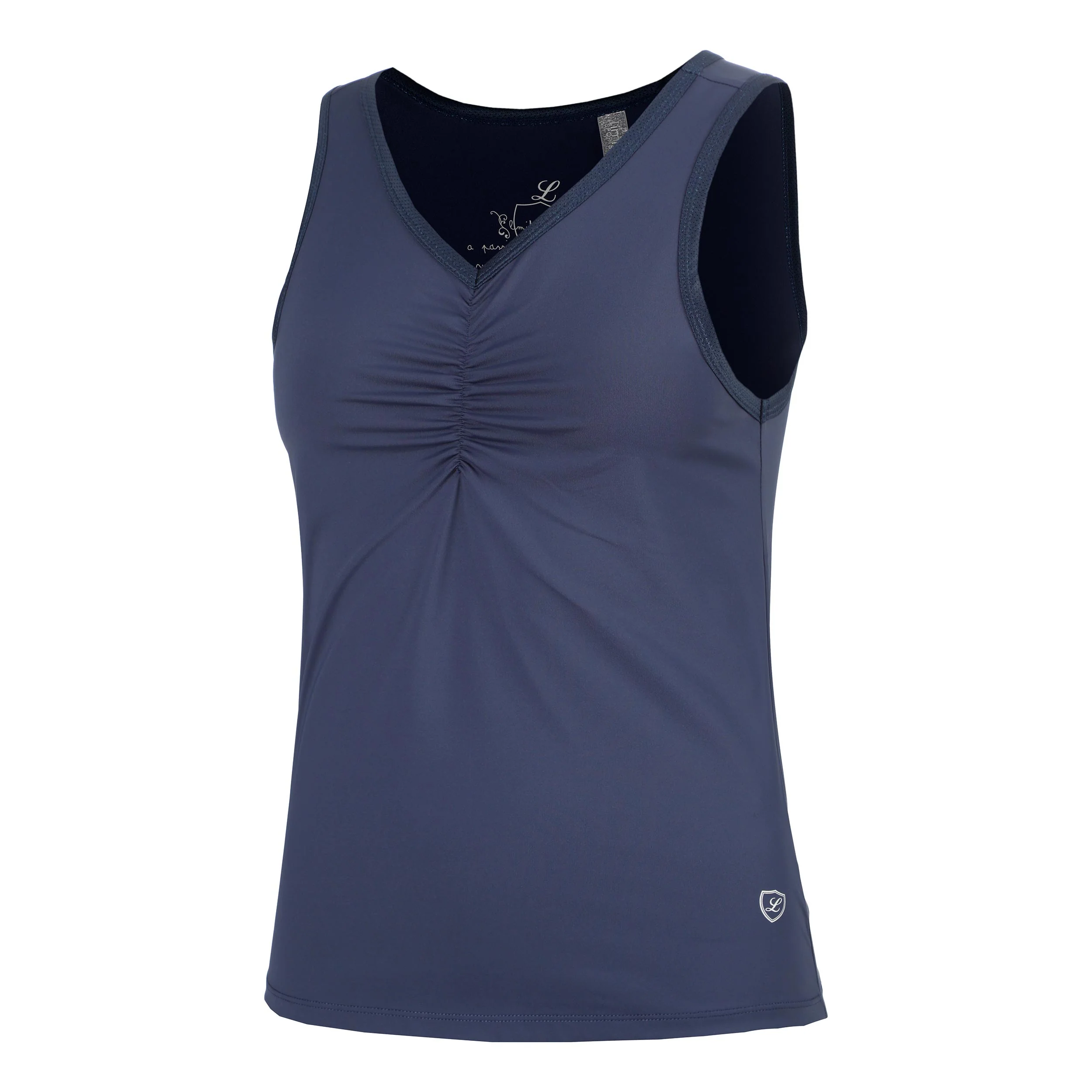 Bubble Tank top Kobiety - ciemnoniebieski