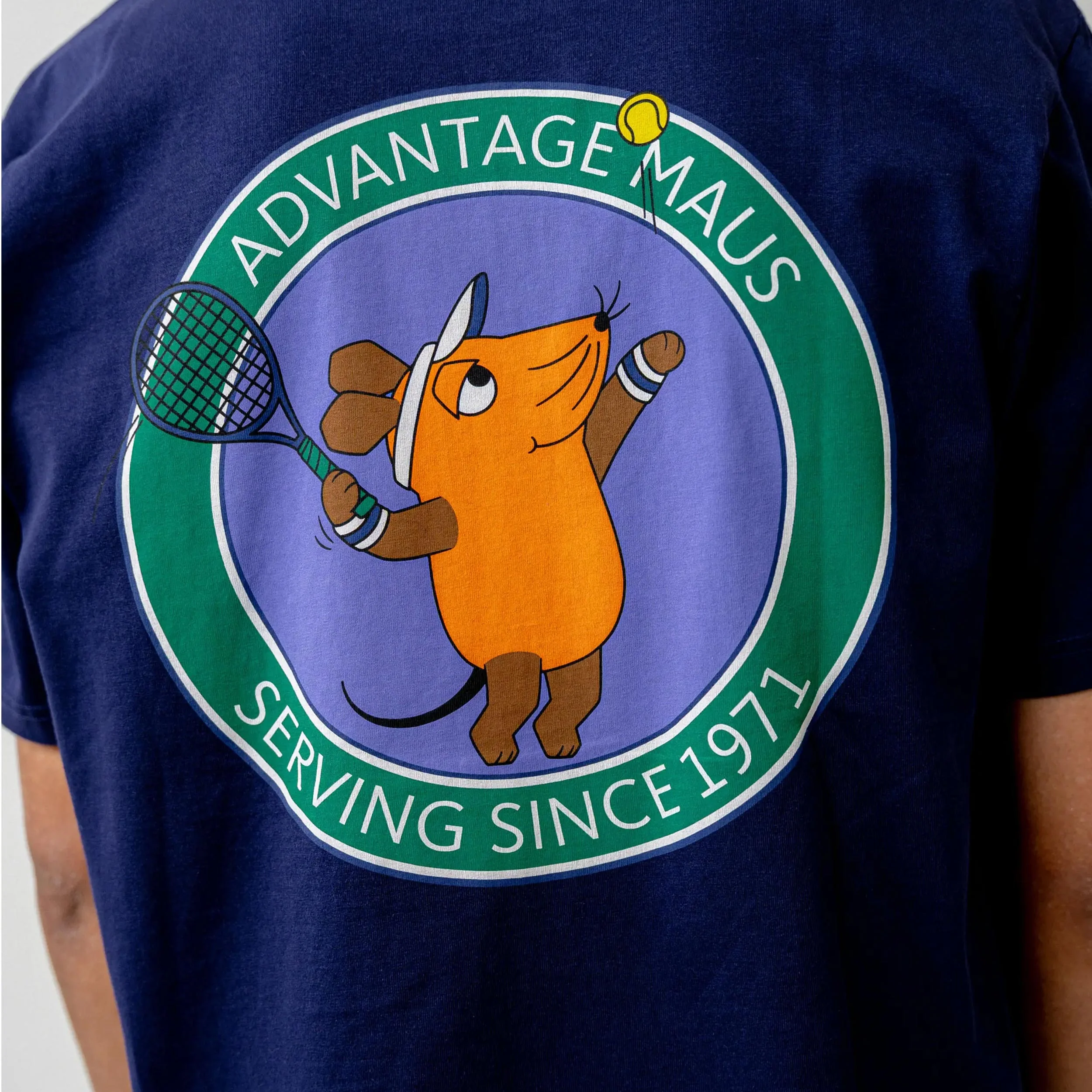 Maus Advantage – '94 Campus Koszulka Unisex - ciemnoniebieski - Image 4