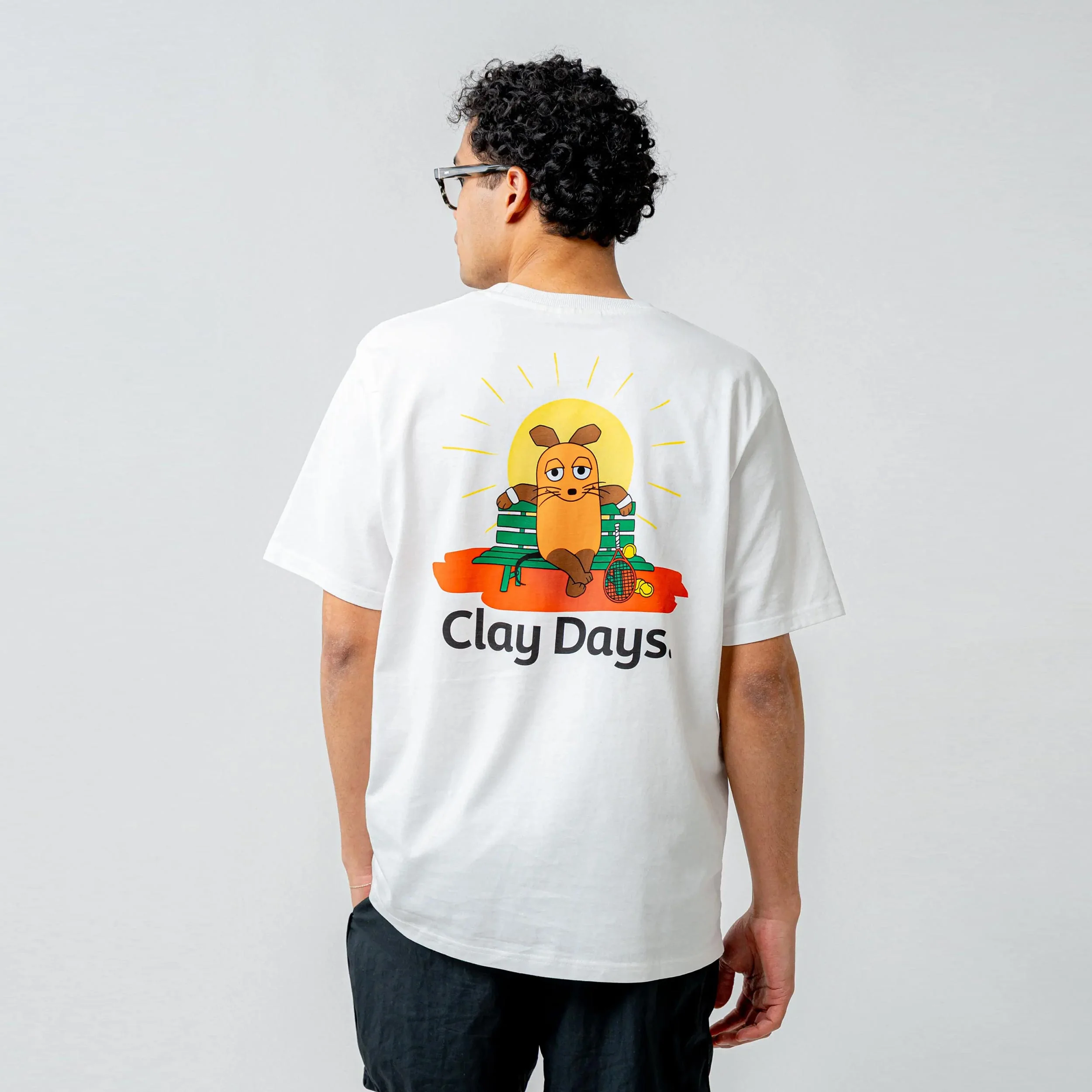 Maus Clay Days – '94 Campus Koszulka Unisex - biały