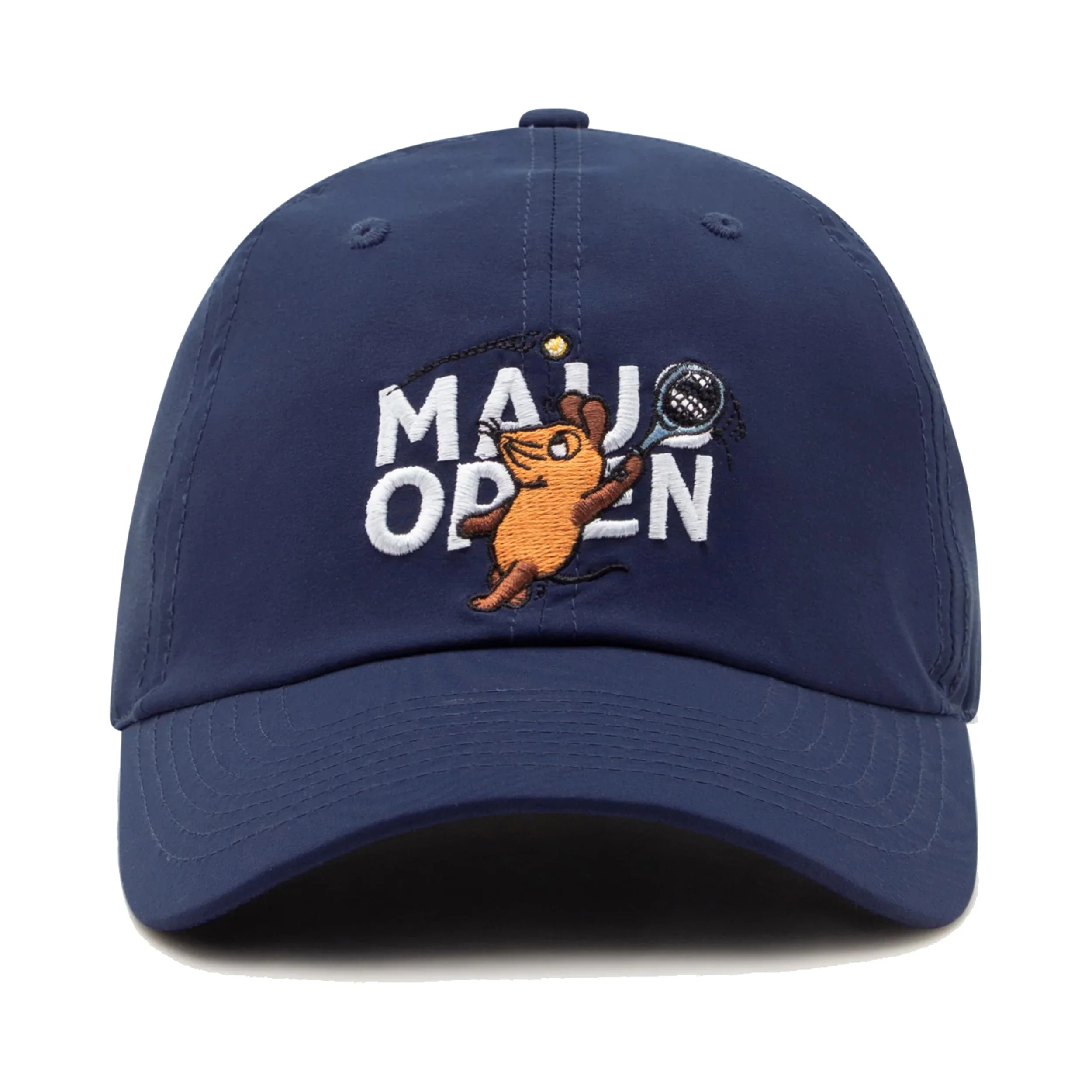 Maus Open – '09 Polo  Czapka Unisex - ciemnoniebieski, biały - Image 2