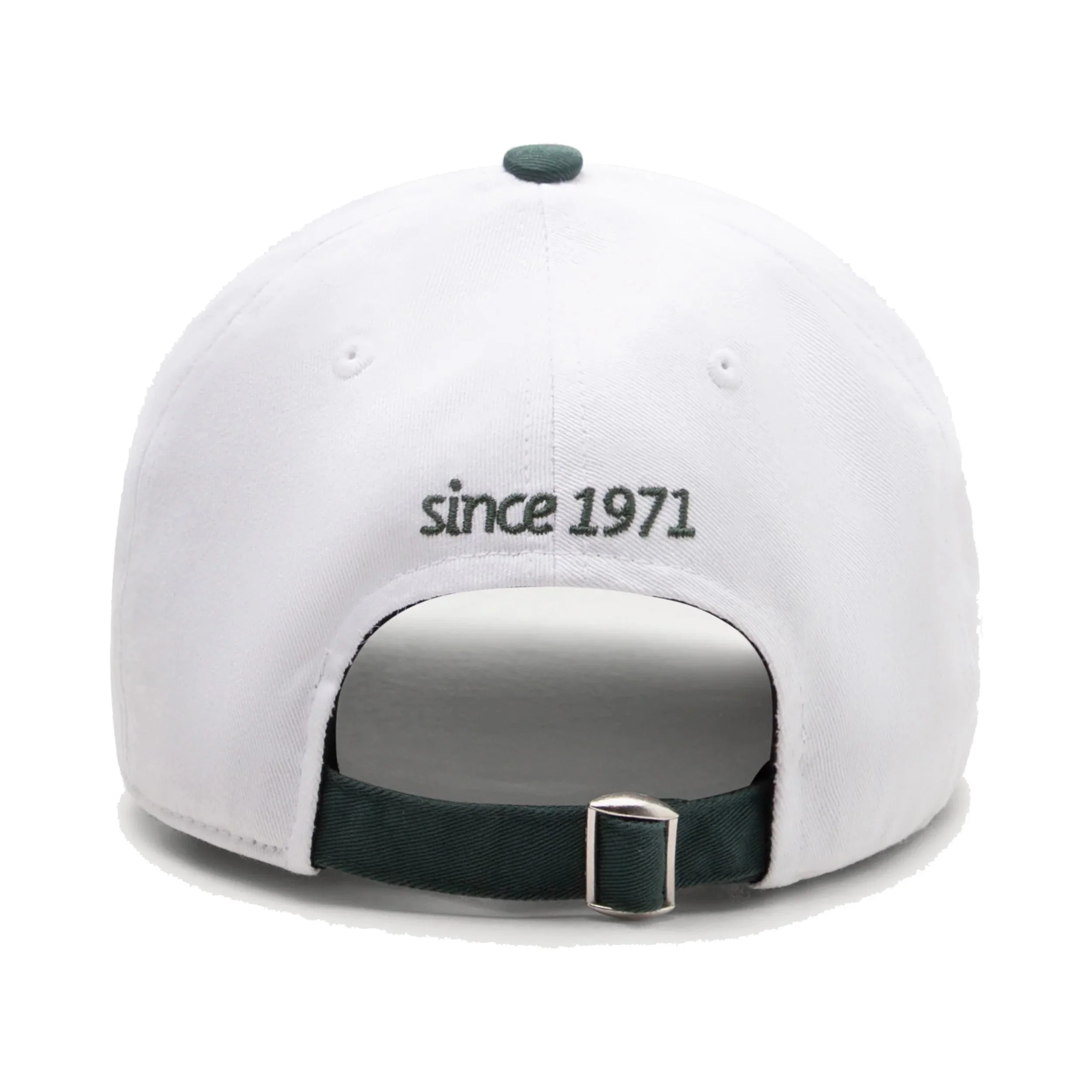 Maus Tennis – '09 Polo Czapka Unisex - biały, zieleń - Image 3