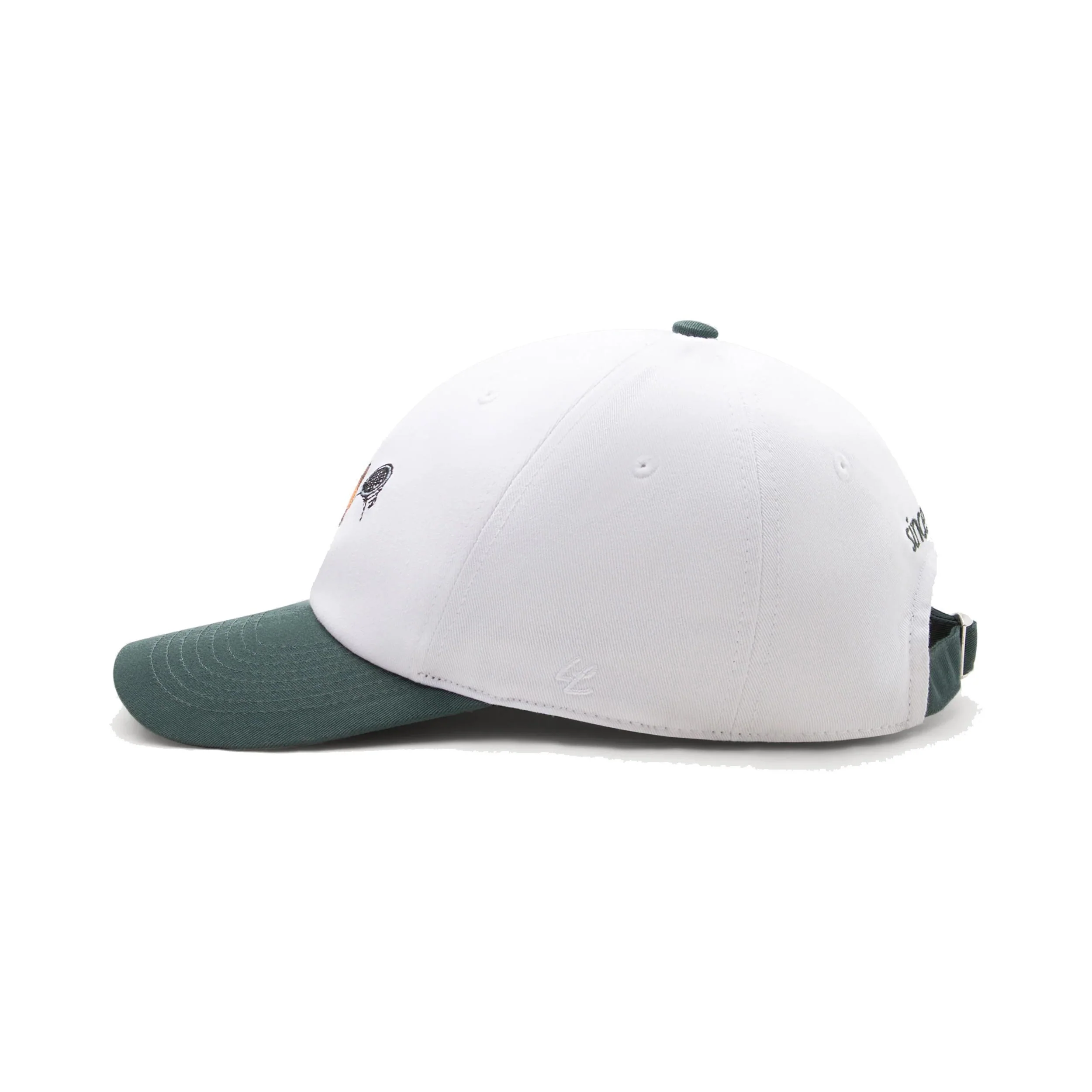 Maus Tennis – '09 Polo Czapka Unisex - biały, zieleń - Image 4