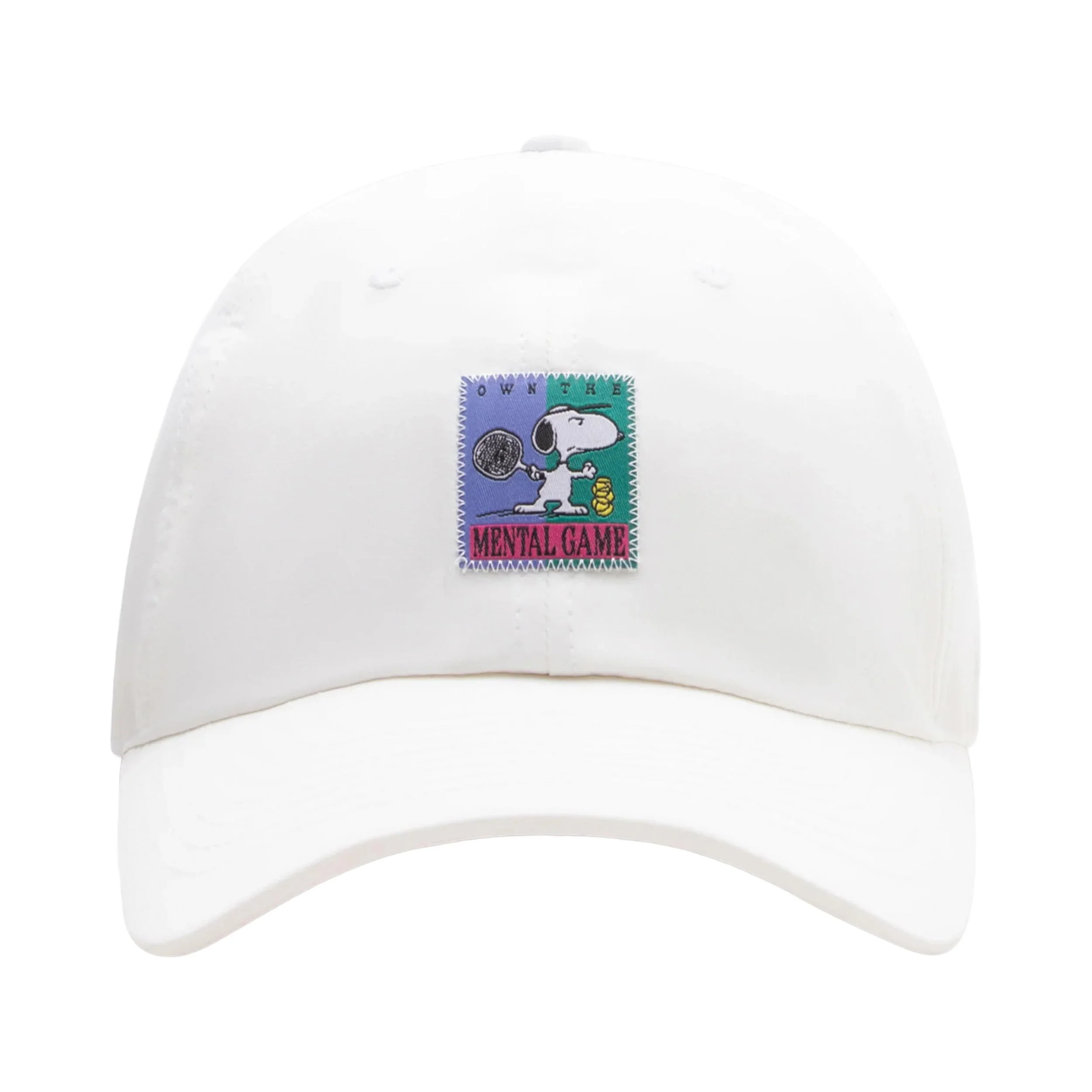 Snoopy Mental Game – '09 Polo Czapka Unisex - biały - Image 2