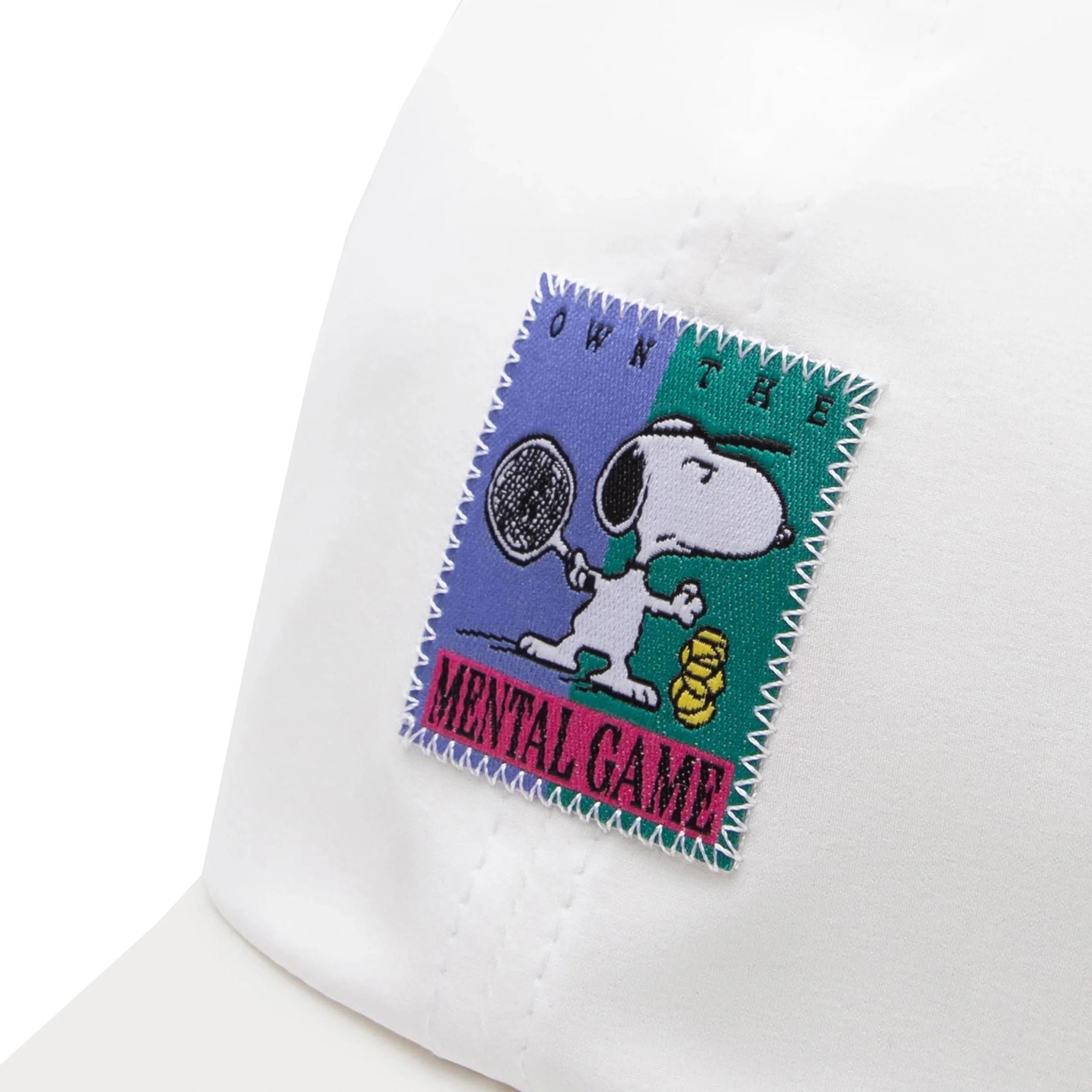 Snoopy Mental Game – '09 Polo Czapka Unisex - biały - Image 5