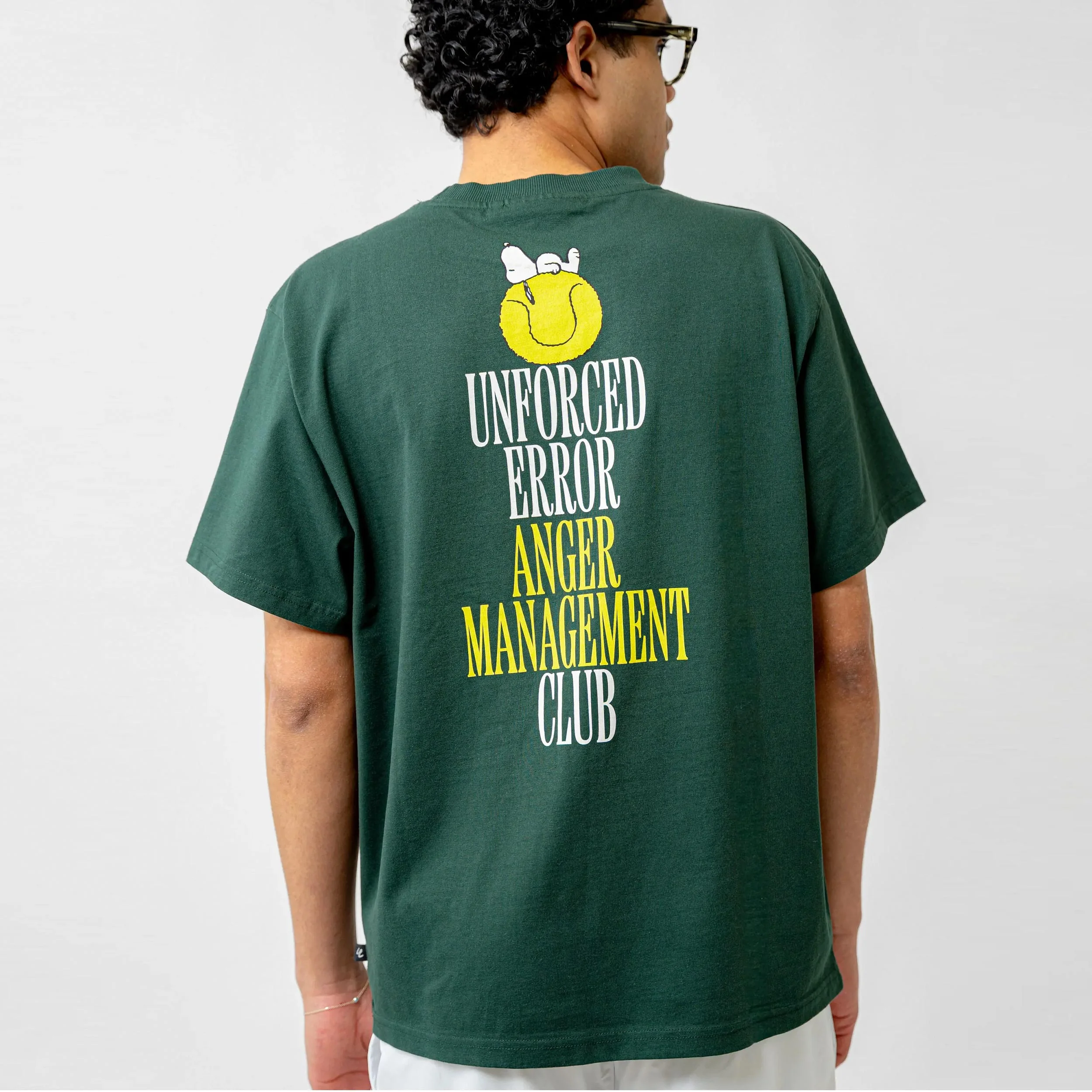 Snoopy Unforced Error – '89 Band Koszulka Unisex - ciemnozielony