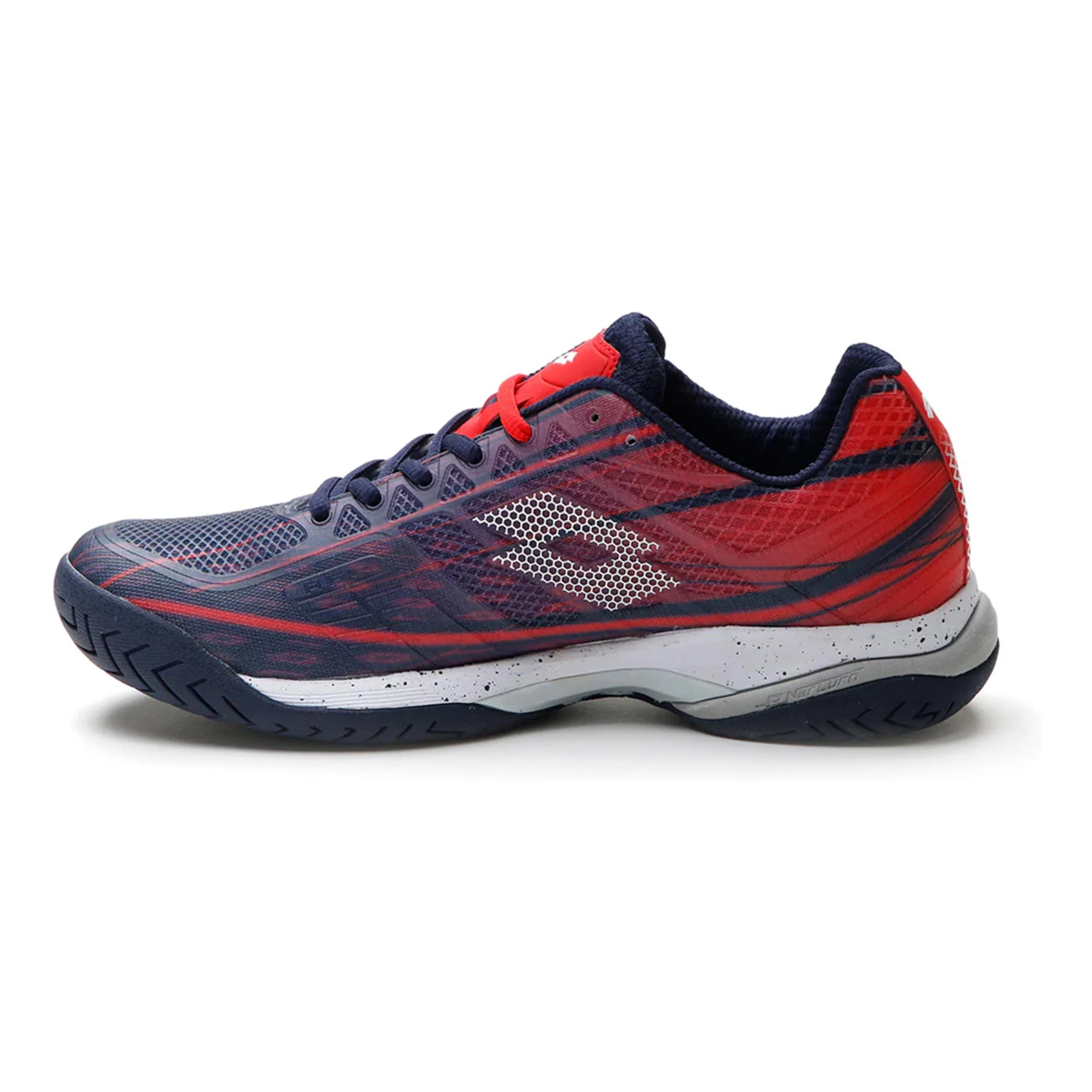 MIRAGE 300 SPD buty do tenisa allcourt Mężczyźni-ciemnoniebieski, czerwony - Image 2