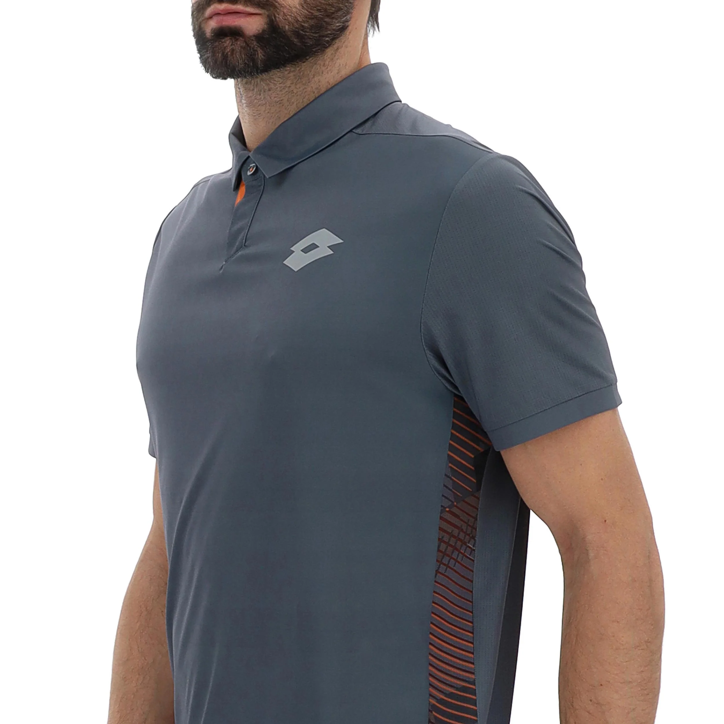 Tech IV Polo Mężczyźni-jasnoszary - Image 3