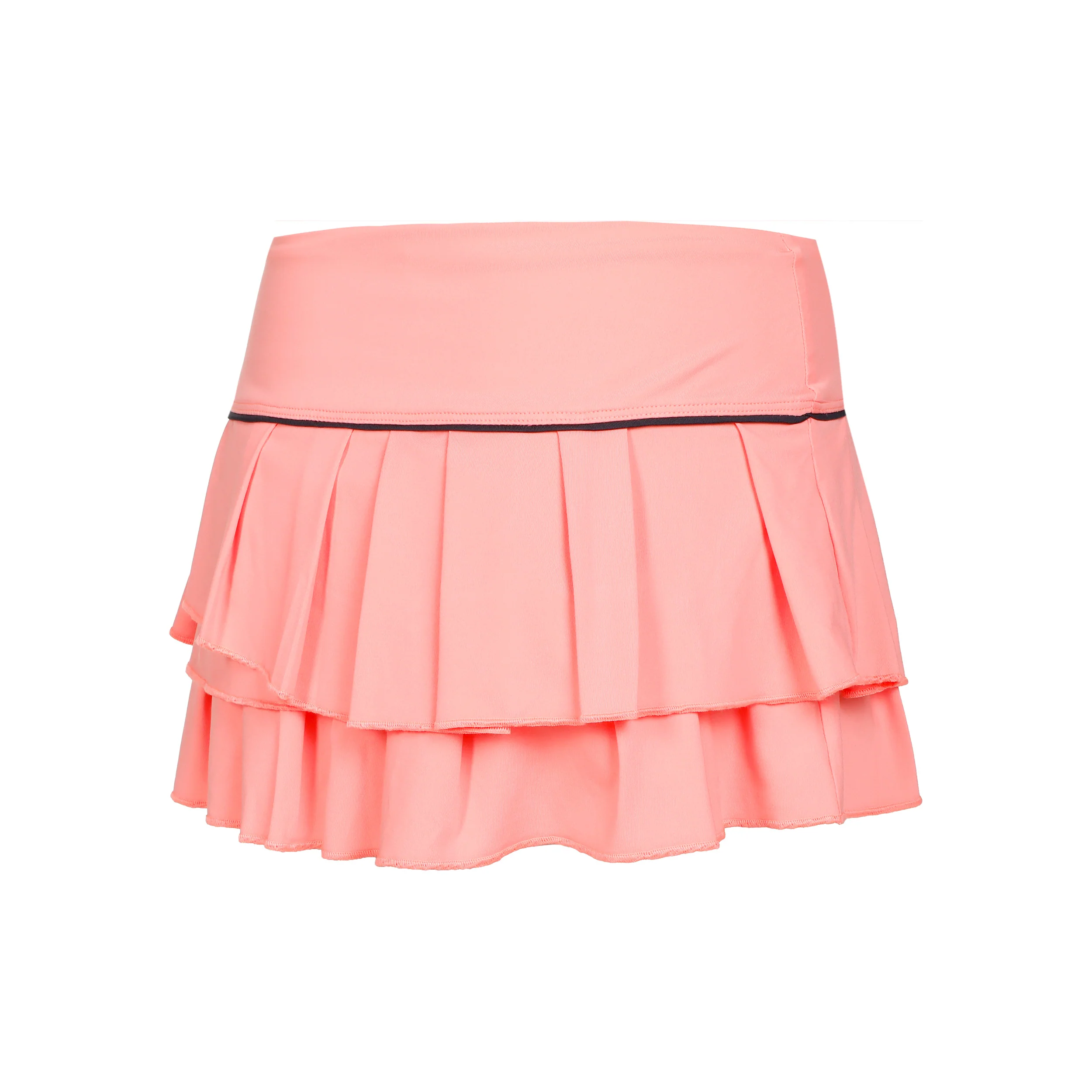 Pleat Tier With Piping Spódnica Kobiety-Morela,Czarny - Image 2