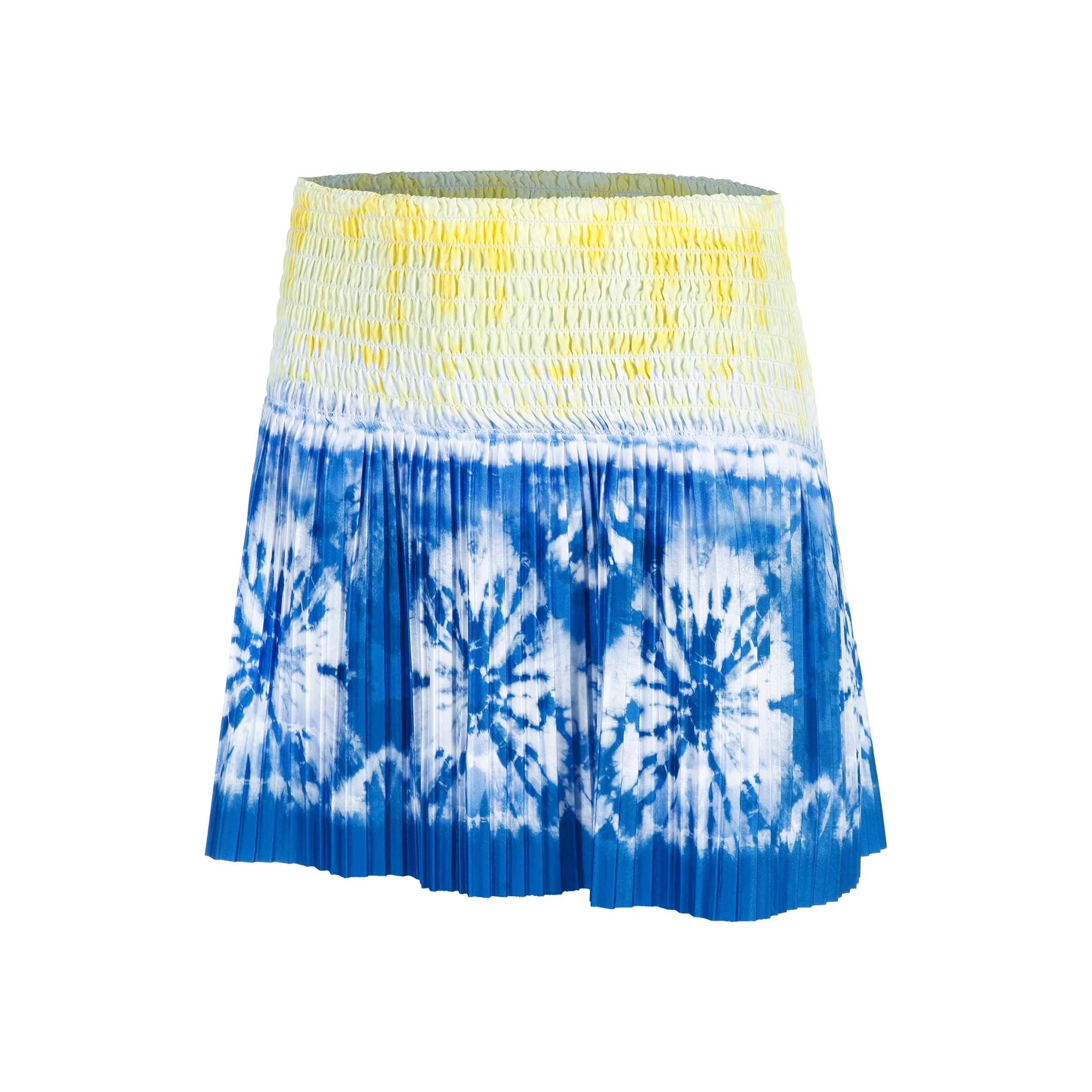Shibori Wave 14in Spódnica Kobiety-Niebieski,Wielokolorowy
