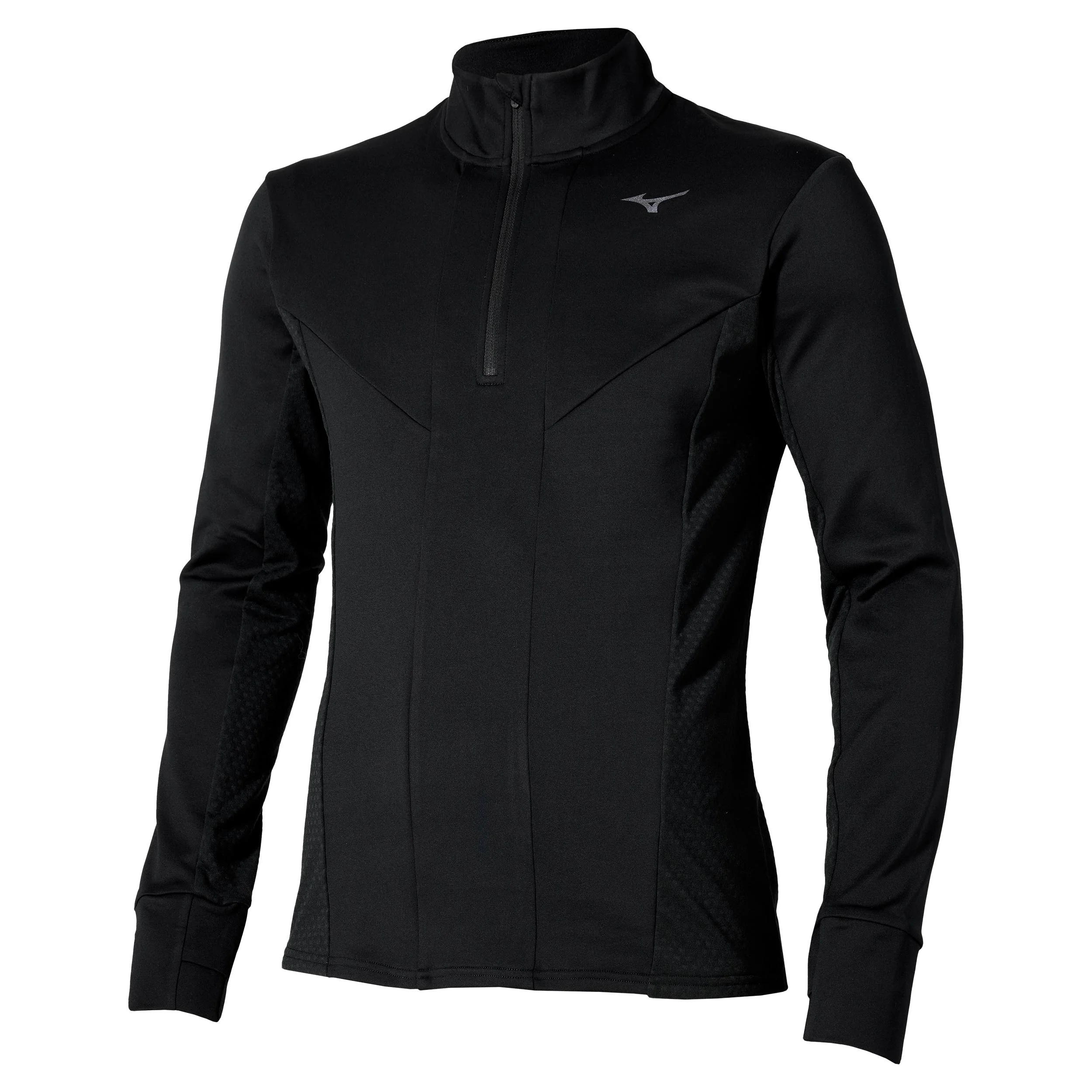 Active Warmalite Half Zip Koszulka do biegania Mężczyźni - czarny,