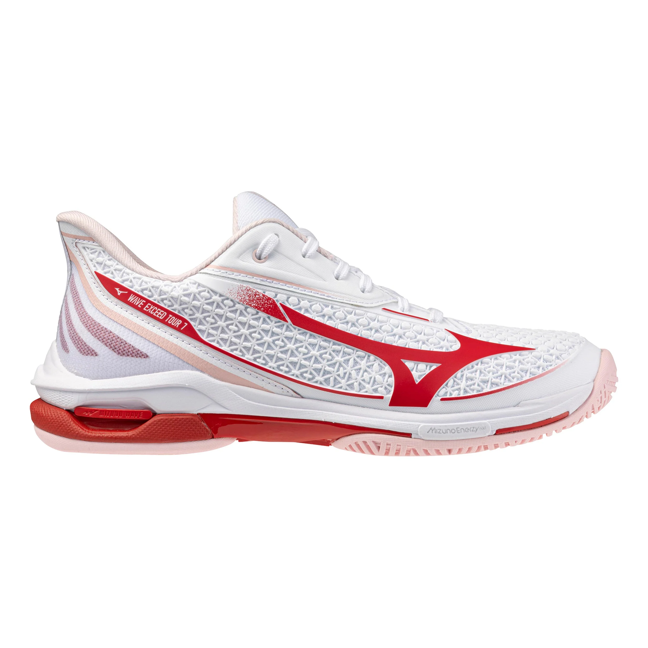 Wave Exceed Tour 7 buty do tenisa allcourt Kobiety - biały, czerwony