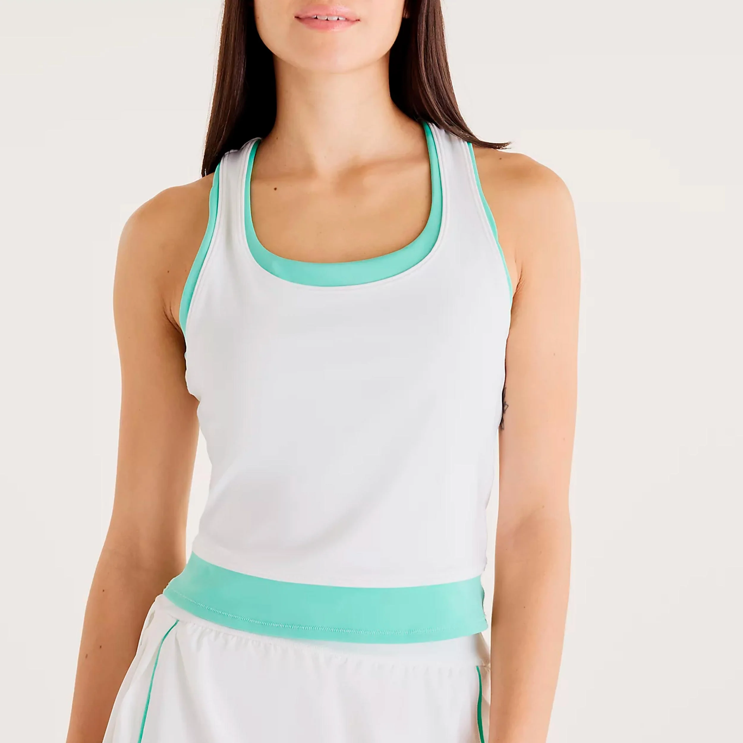 Tournament Novelty Tank top Kobiety-biały, zieleń