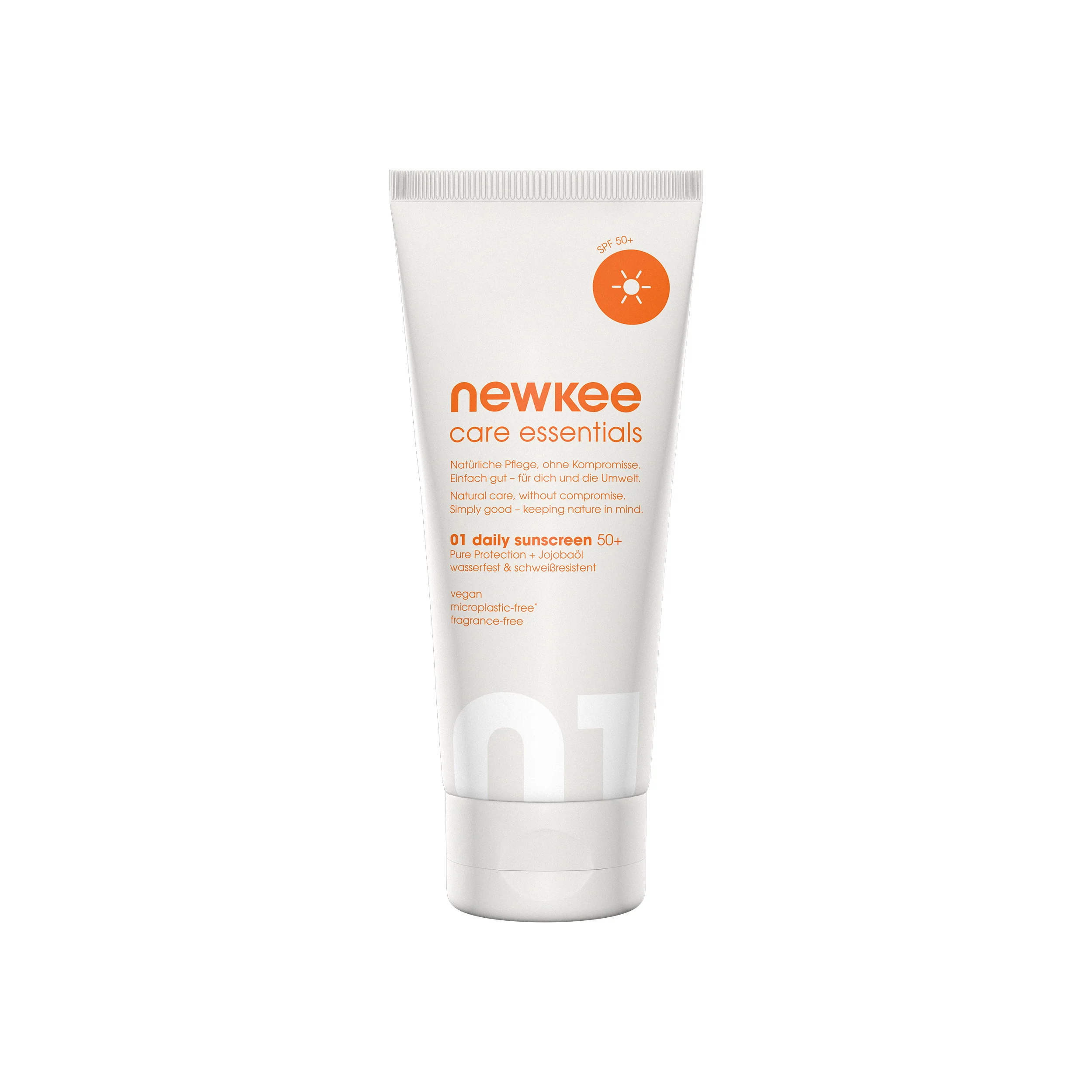 daily sunscreen 50+ Kosmetyki - biały, pomarańczowy