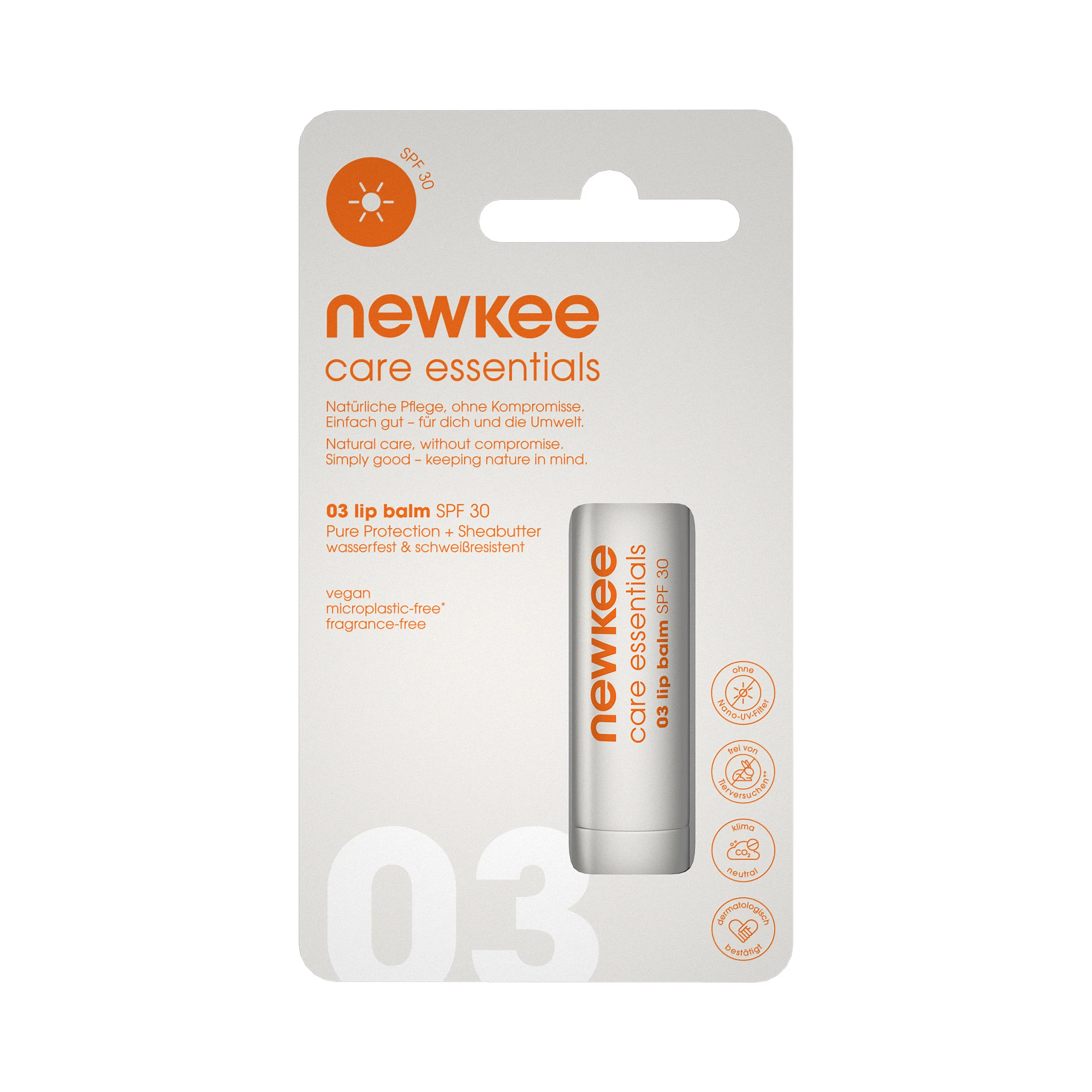 lip balm SPF 30 Kosmetyki - biały, pomarańczowy - Image 3