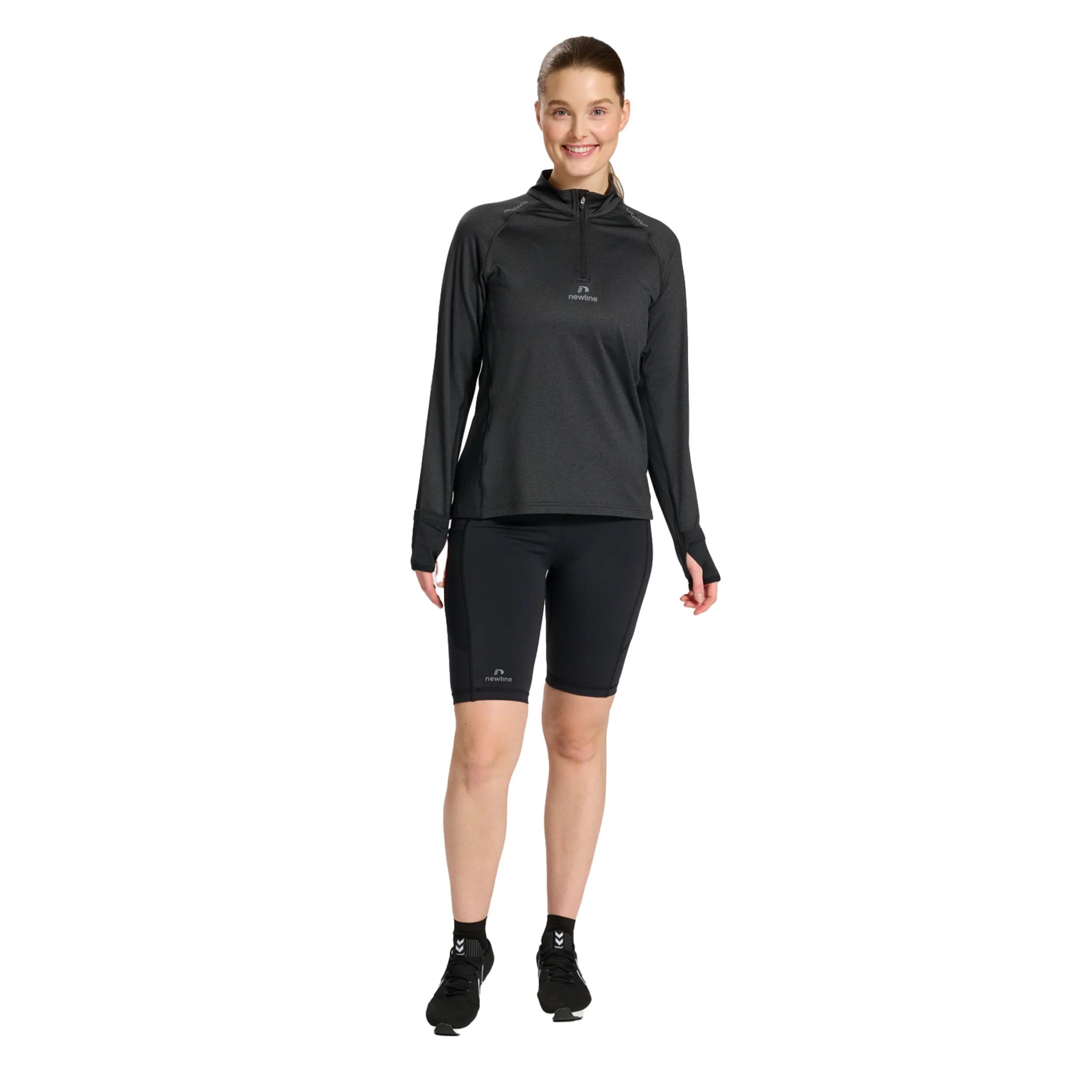 Mesa Half-Zip Top do biegania Kobiety - czarny, - Image 7