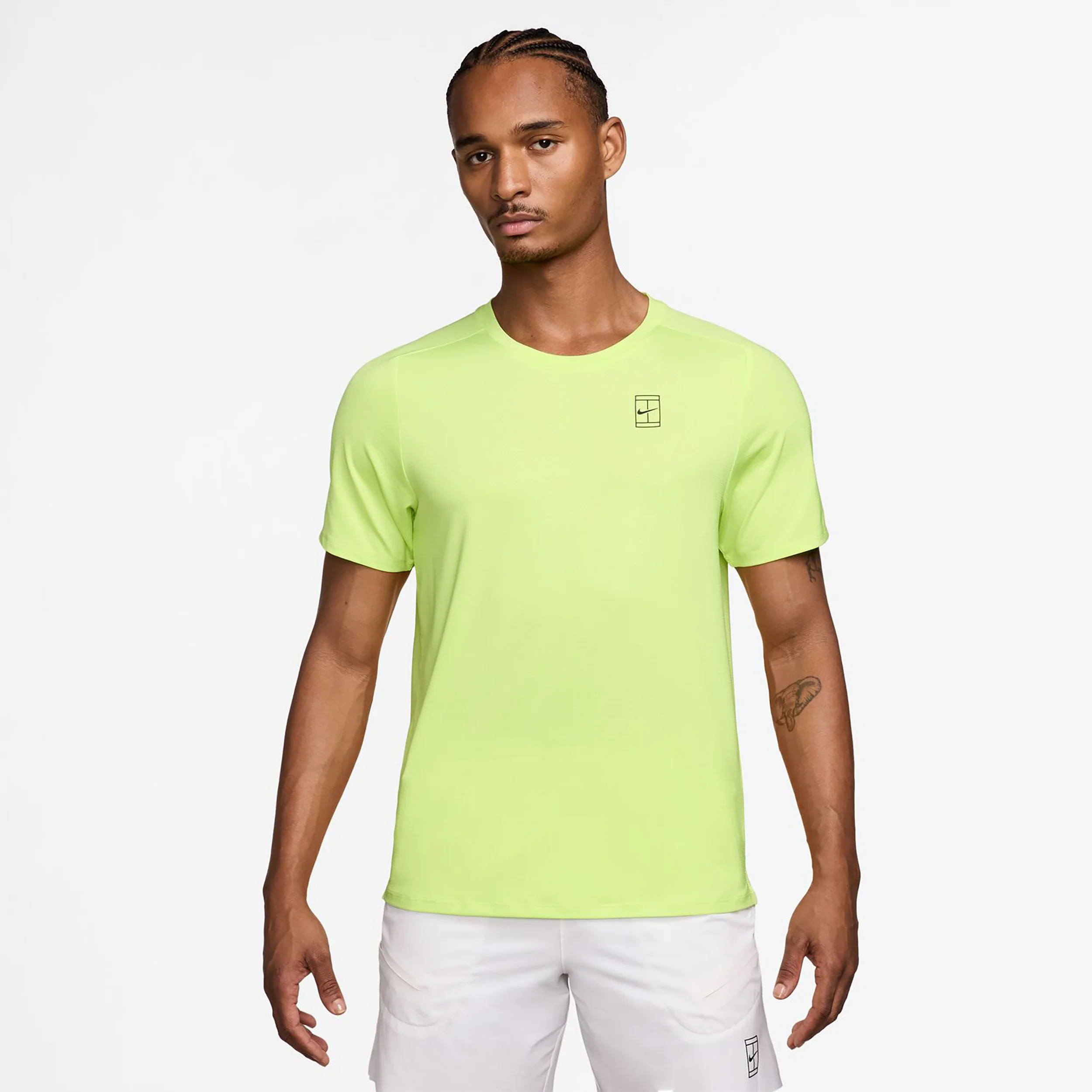 Alcaraz Court Dri-FIT Advantage Koszulka Mężczyźni-cytrynowy żółty