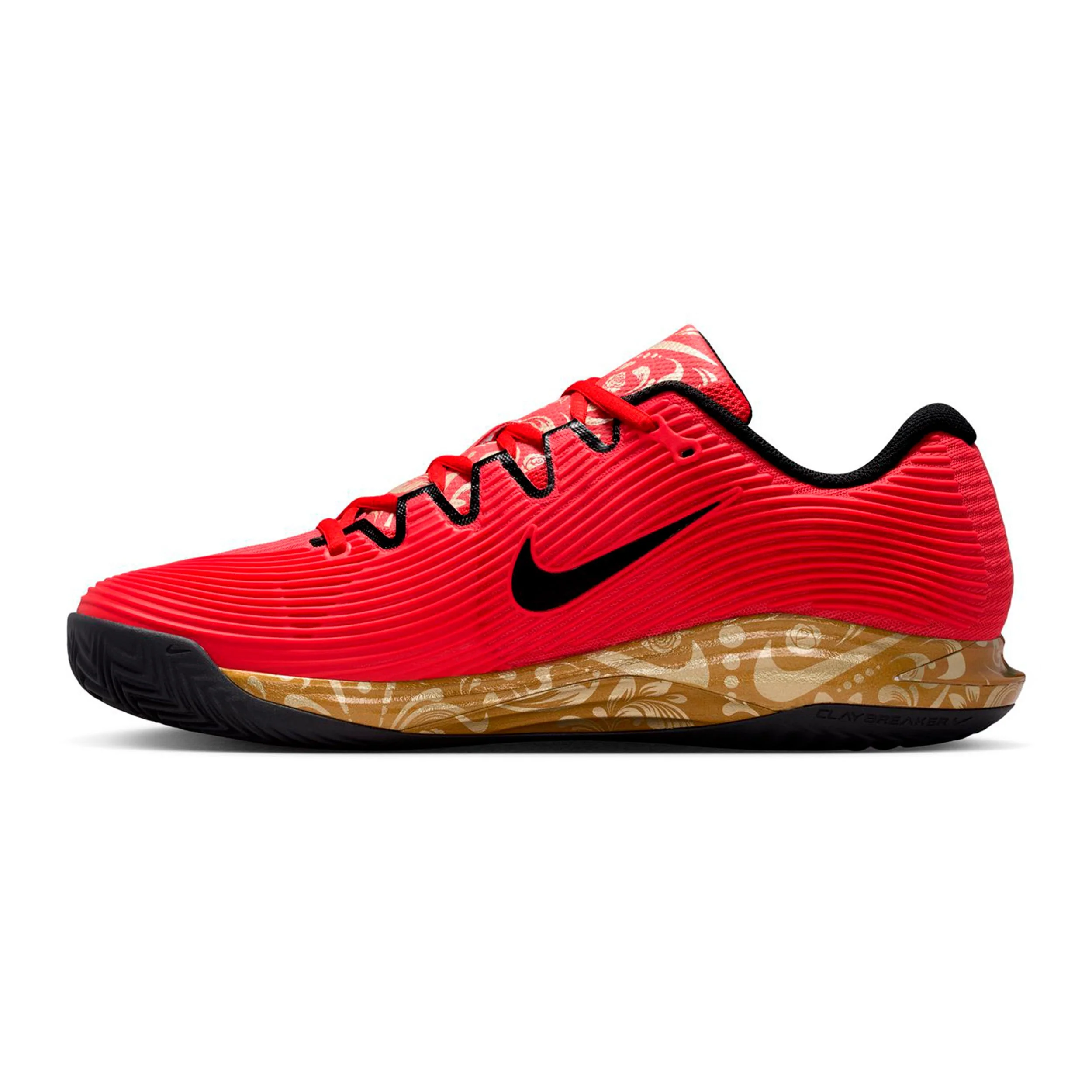 Carlos Alcaraz Zoom Vapor 12 PRM buty do tenisa ziemnego Mężczyźni - czerwony, czarny - Image 2