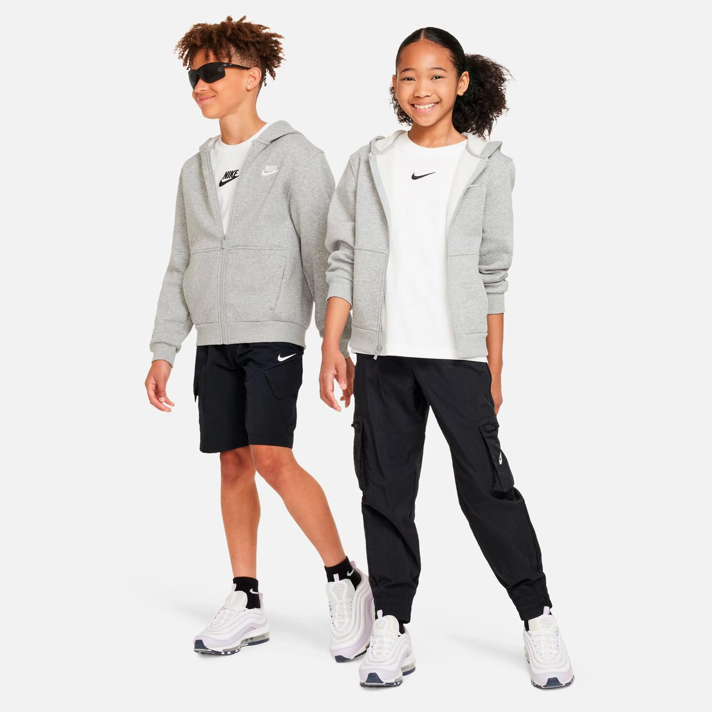 Club Fleece Full-Zip Bluza dresowa Dzieci - szary - Image 7