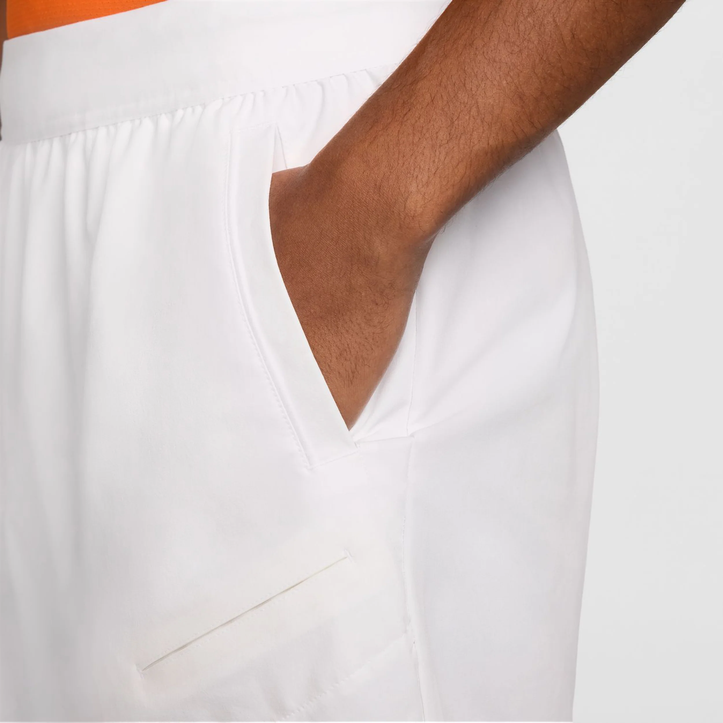 Court Dri-Fit Advantage 6in Szorty Mężczyźni-Biały,Czarny - Image 7