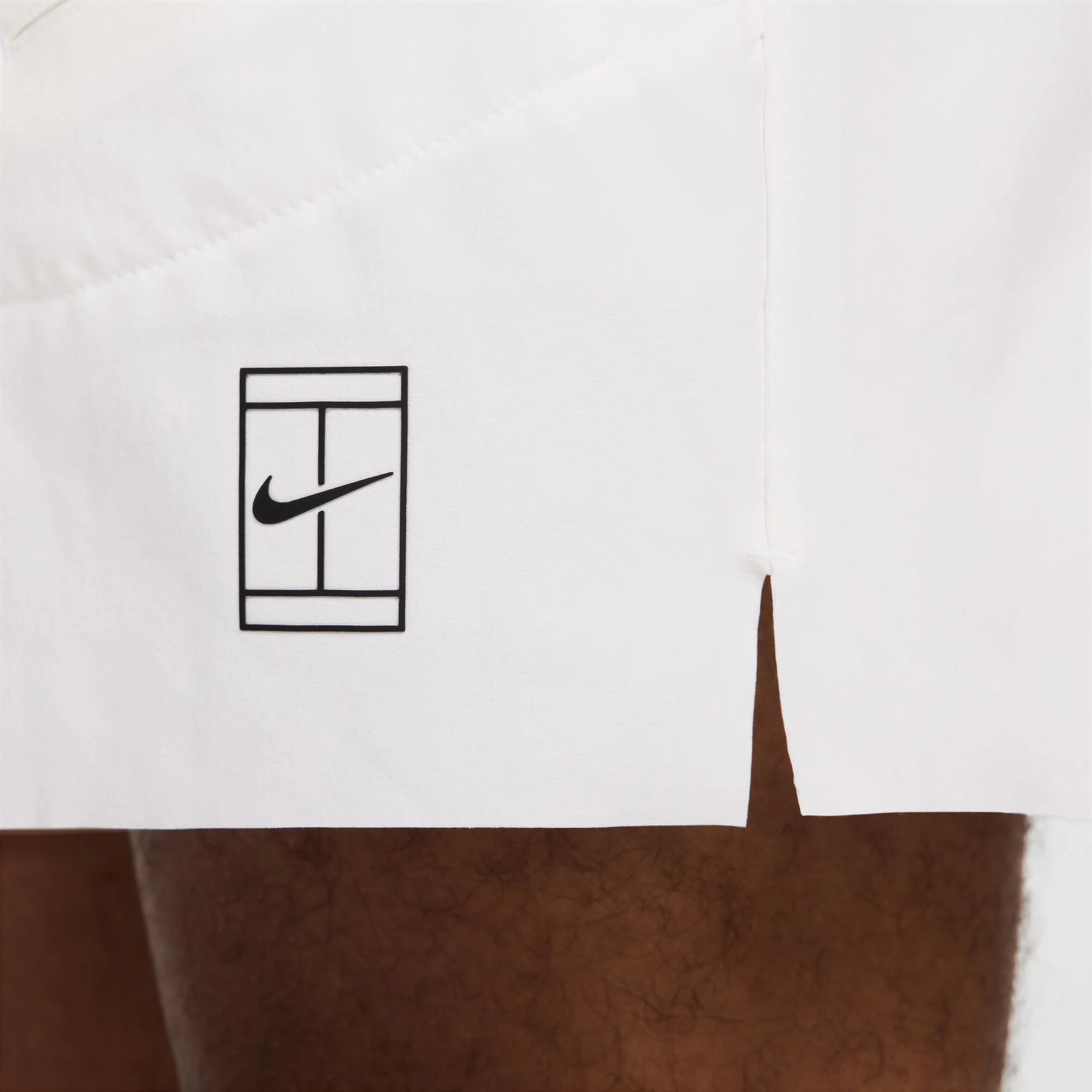 Court Dri-Fit Advantage 6in Szorty Mężczyźni-Biały,Czarny - Image 8