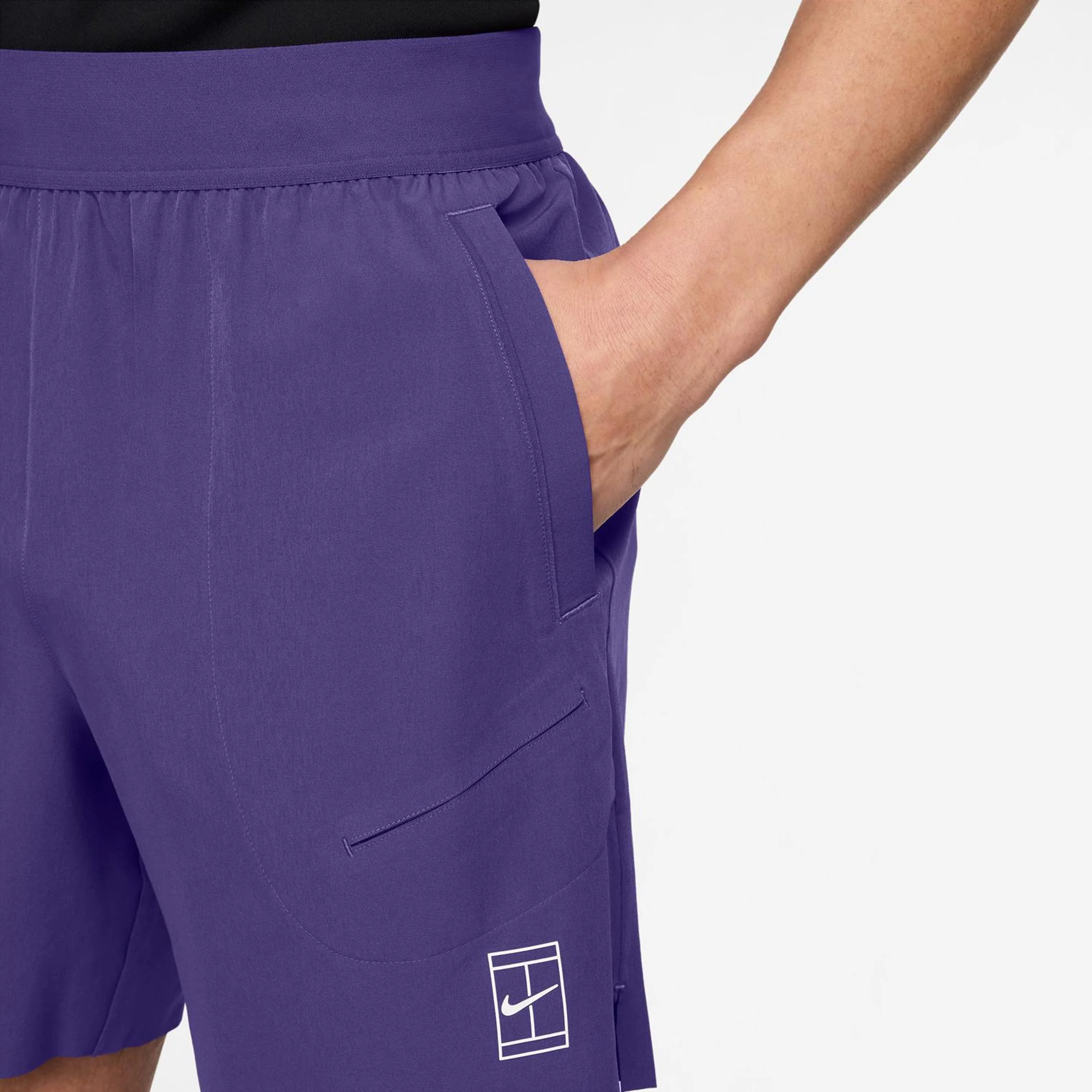 Court Dri-Fit Advantage 6in Szorty Mężczyźni-Fioletowy - Image 4