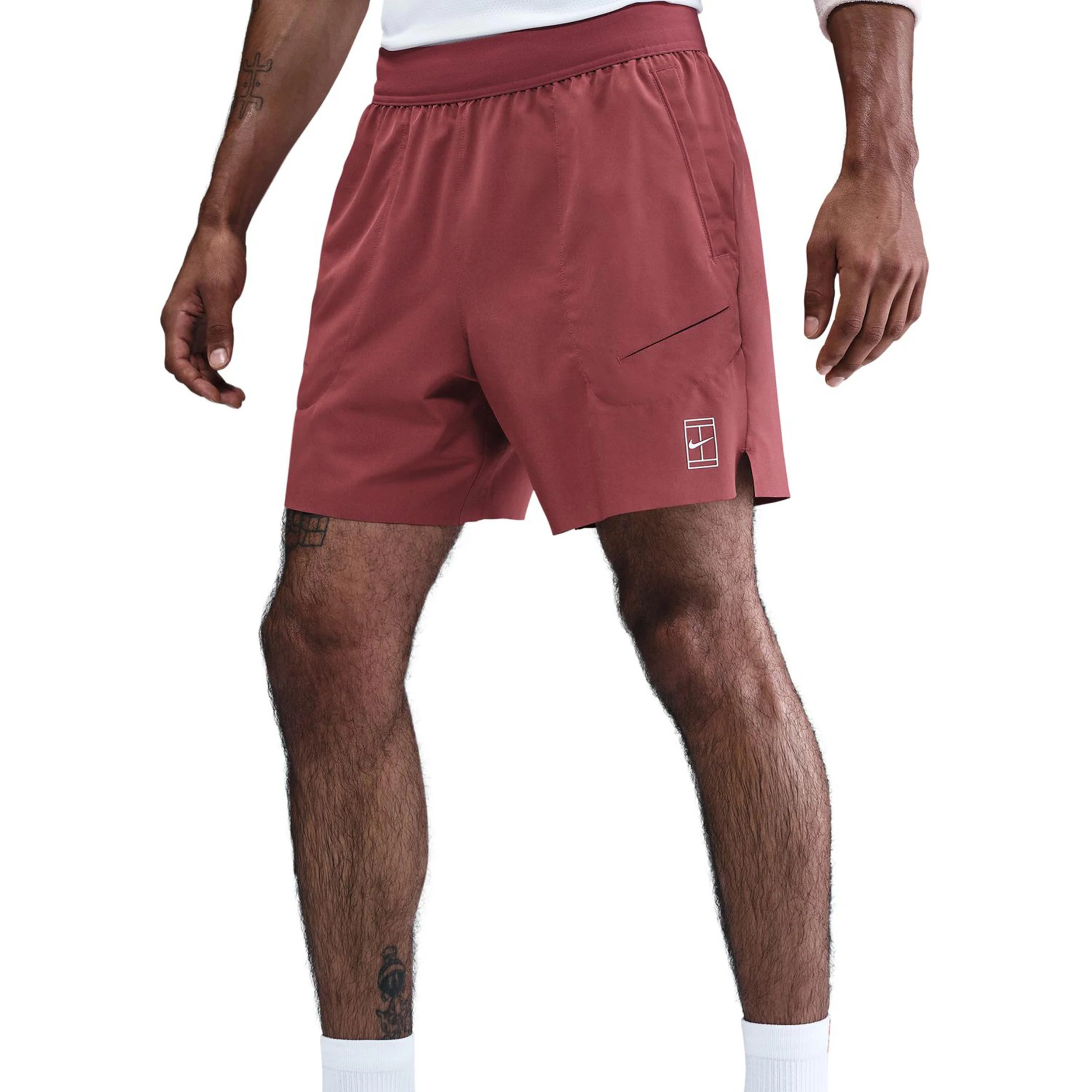 Court Dri-Fit Advantage 6in Szorty Mężczyźni-Rdza