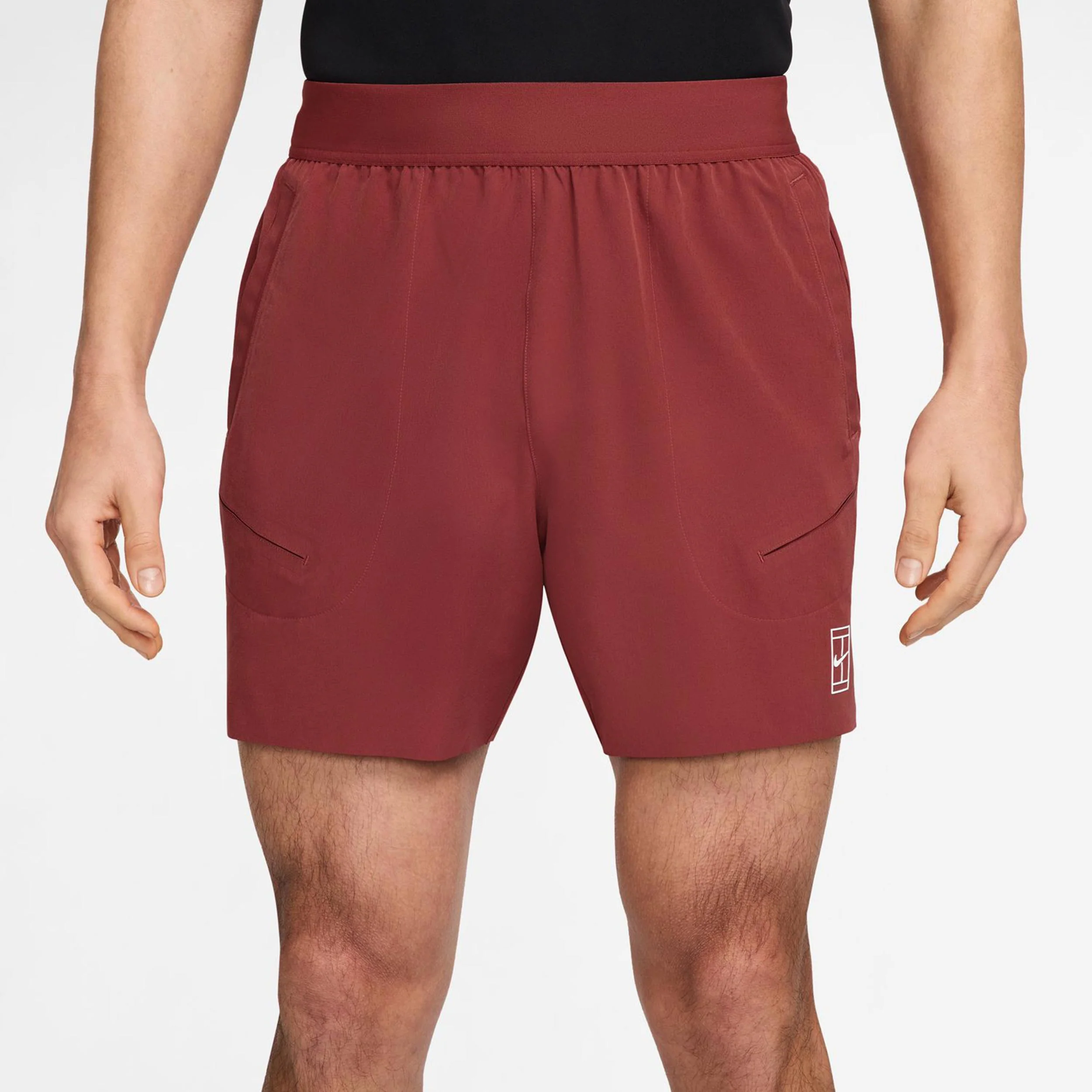 Court Dri-Fit Advantage 6in Szorty Mężczyźni-Rdza - Image 3
