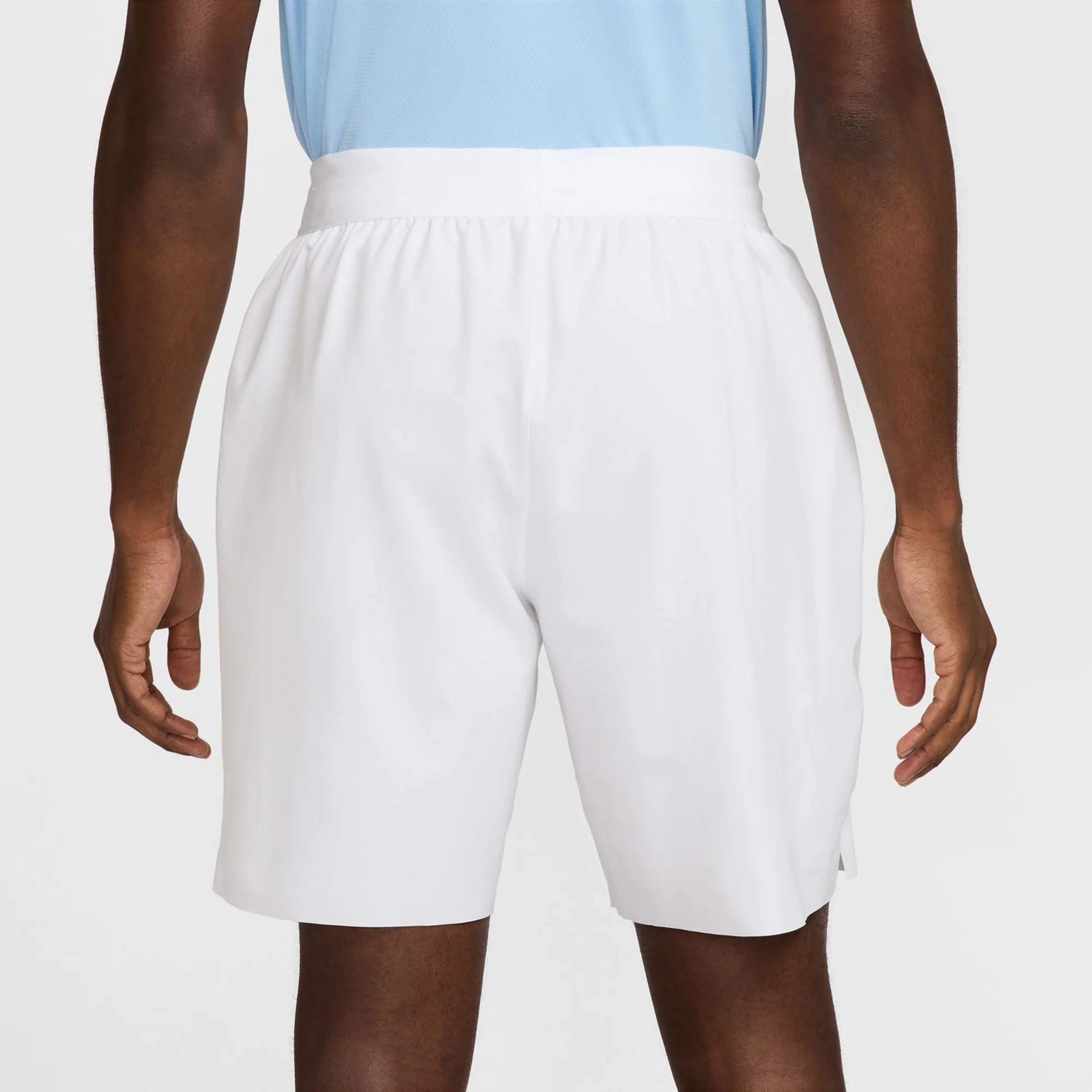 Court Dri-Fit Advantage 8in Szorty Mężczyźni-Biały,Czarny - Image 5
