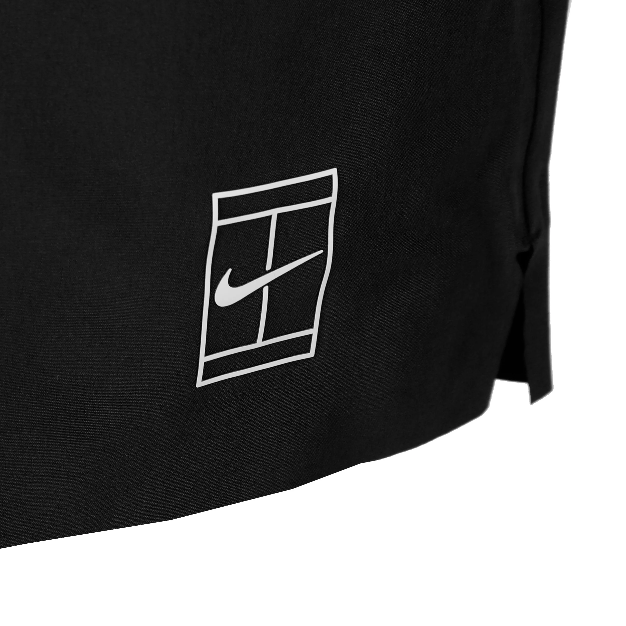 Court Dri-Fit Advantage 8in Szorty Mężczyźni-Czarny,Biały - Image 3