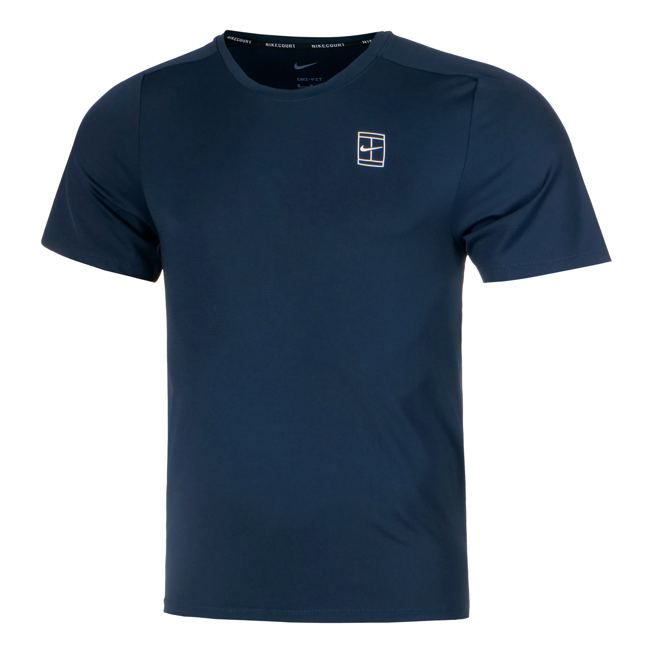 Court Dri-Fit Advantage Koszulka Mężczyźni-Ciemnoniebieski,Biały