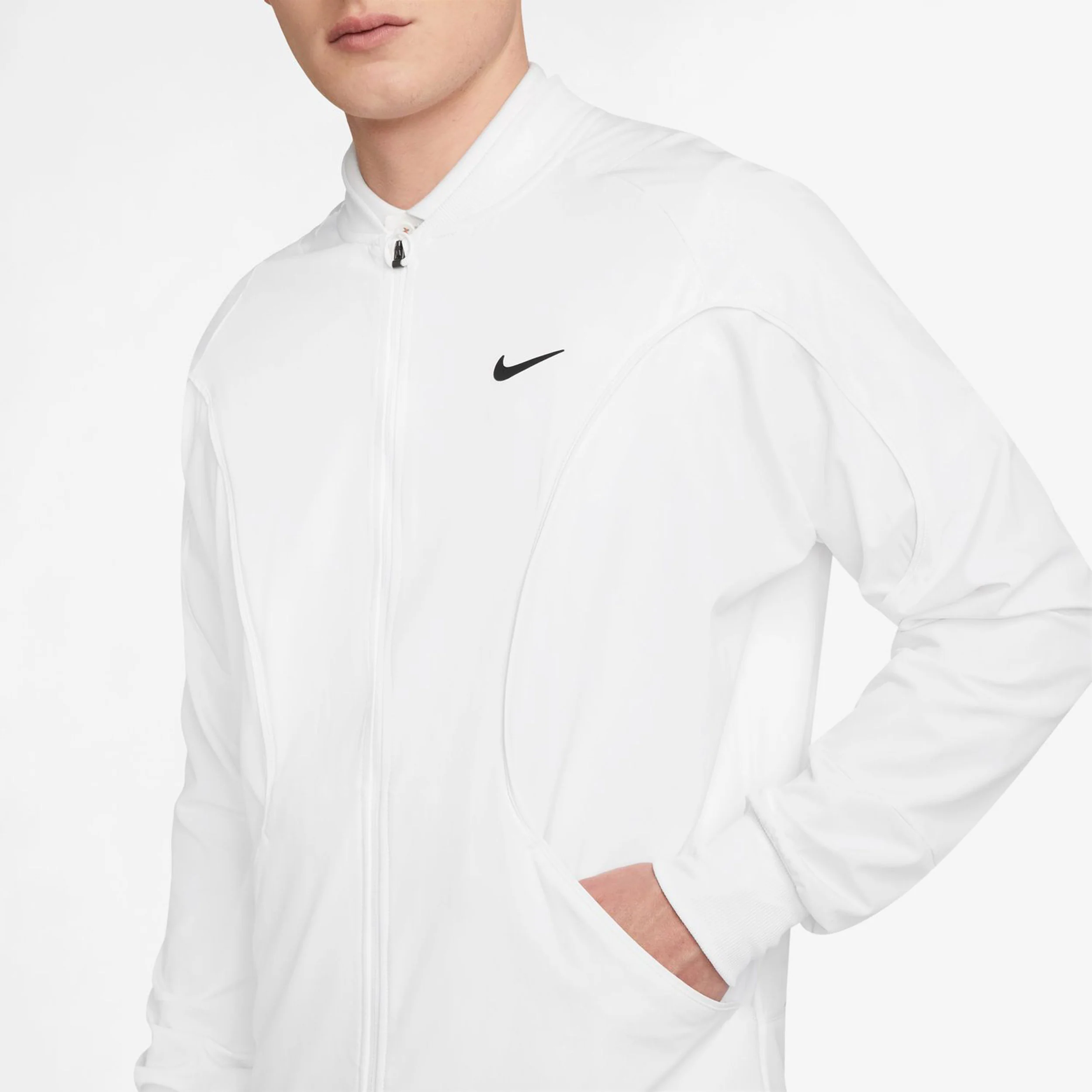 Court Dri-Fit Advantage Kurtka Treningowa Mężczyźni-Biały - Image 8