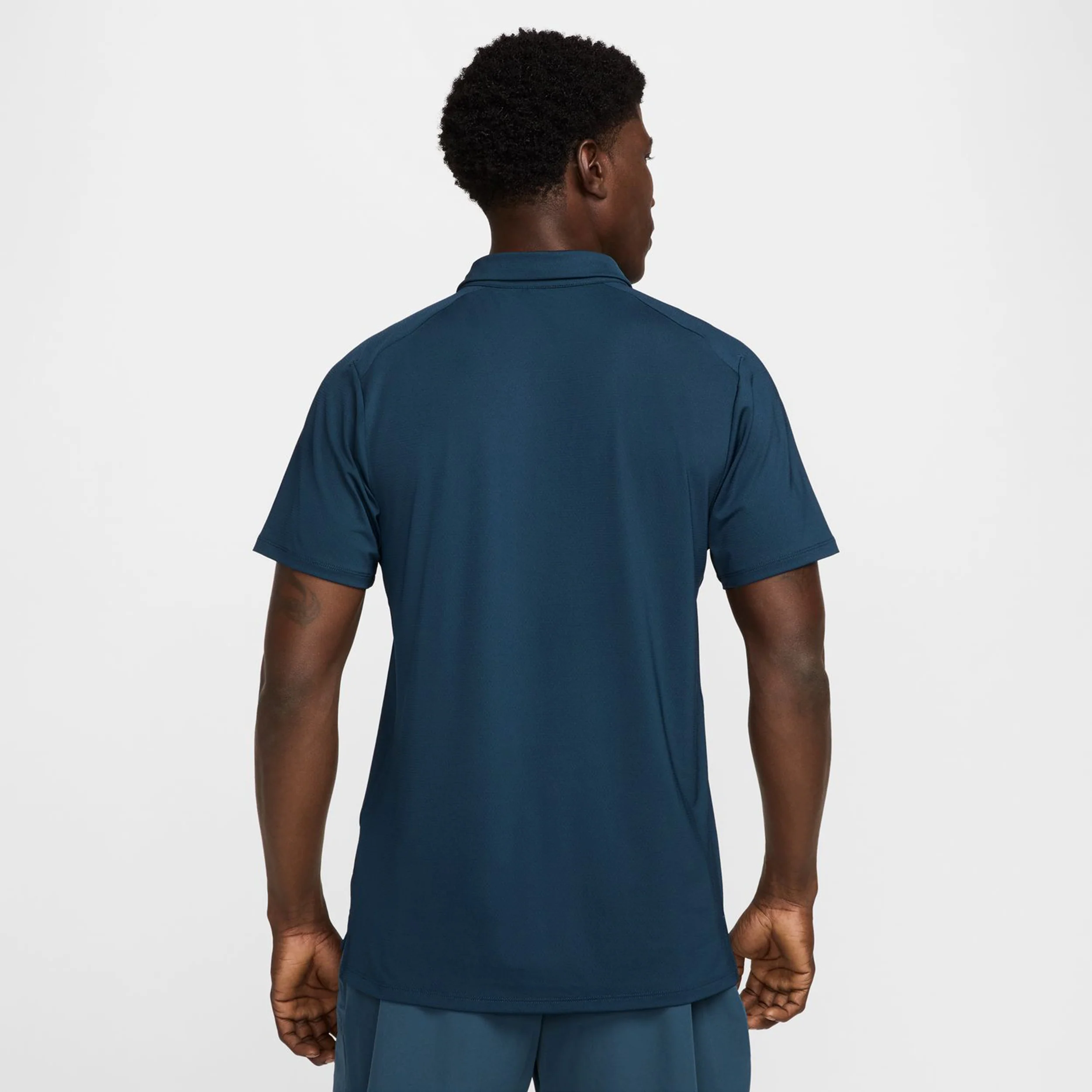 Court Dri-Fit Advantage Polo Mężczyźni-Ciemnoniebieski,Biały - Image 5