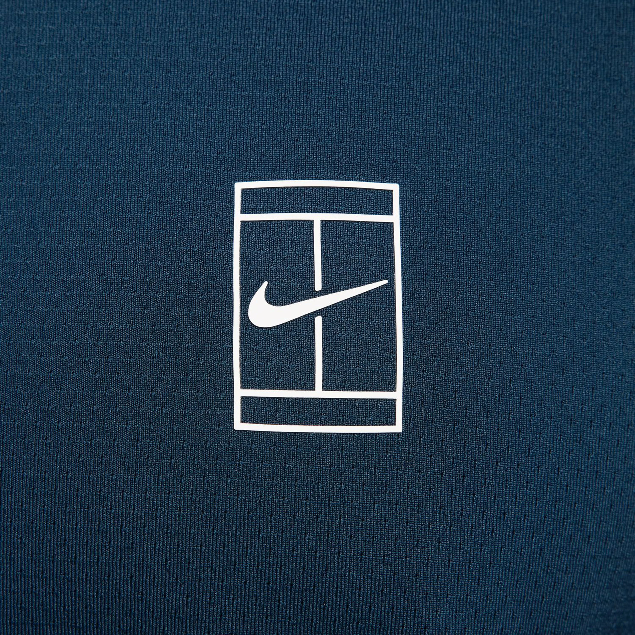 Court Dri-Fit Advantage Polo Mężczyźni-Ciemnoniebieski,Biały - Image 9