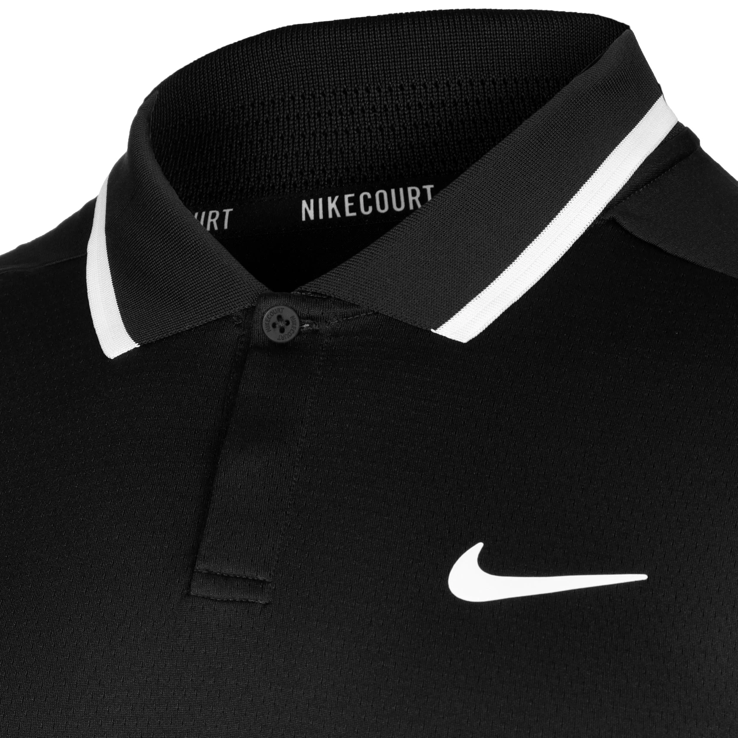 Court Dri-Fit Advantage Polo Mężczyźni-Czarny,Biały - Image 3