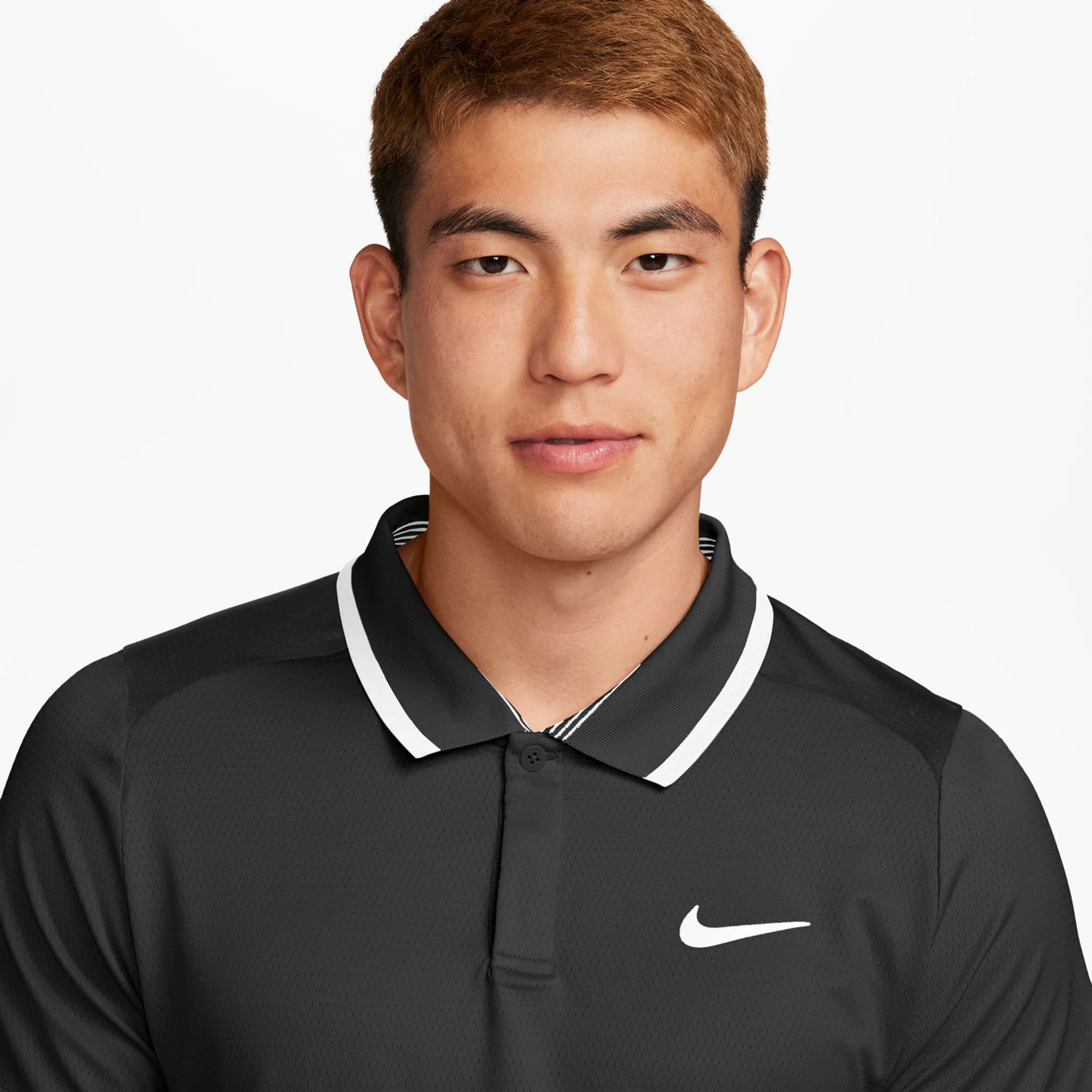 Court Dri-Fit Advantage Polo Mężczyźni-Czarny,Biały - Image 7