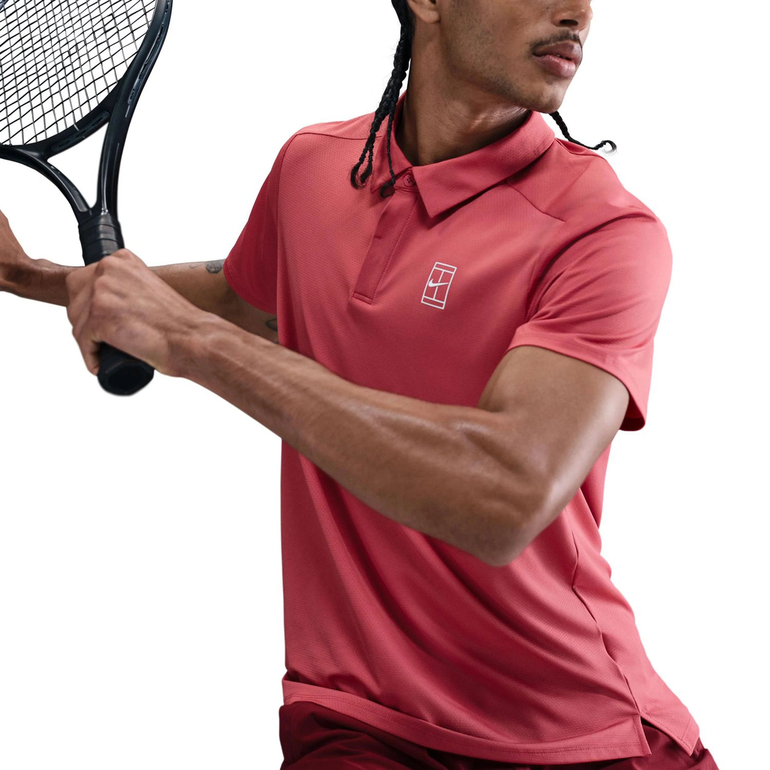 Court Dri-Fit Advantage Polo Mężczyźni-Jagoda - Image 6